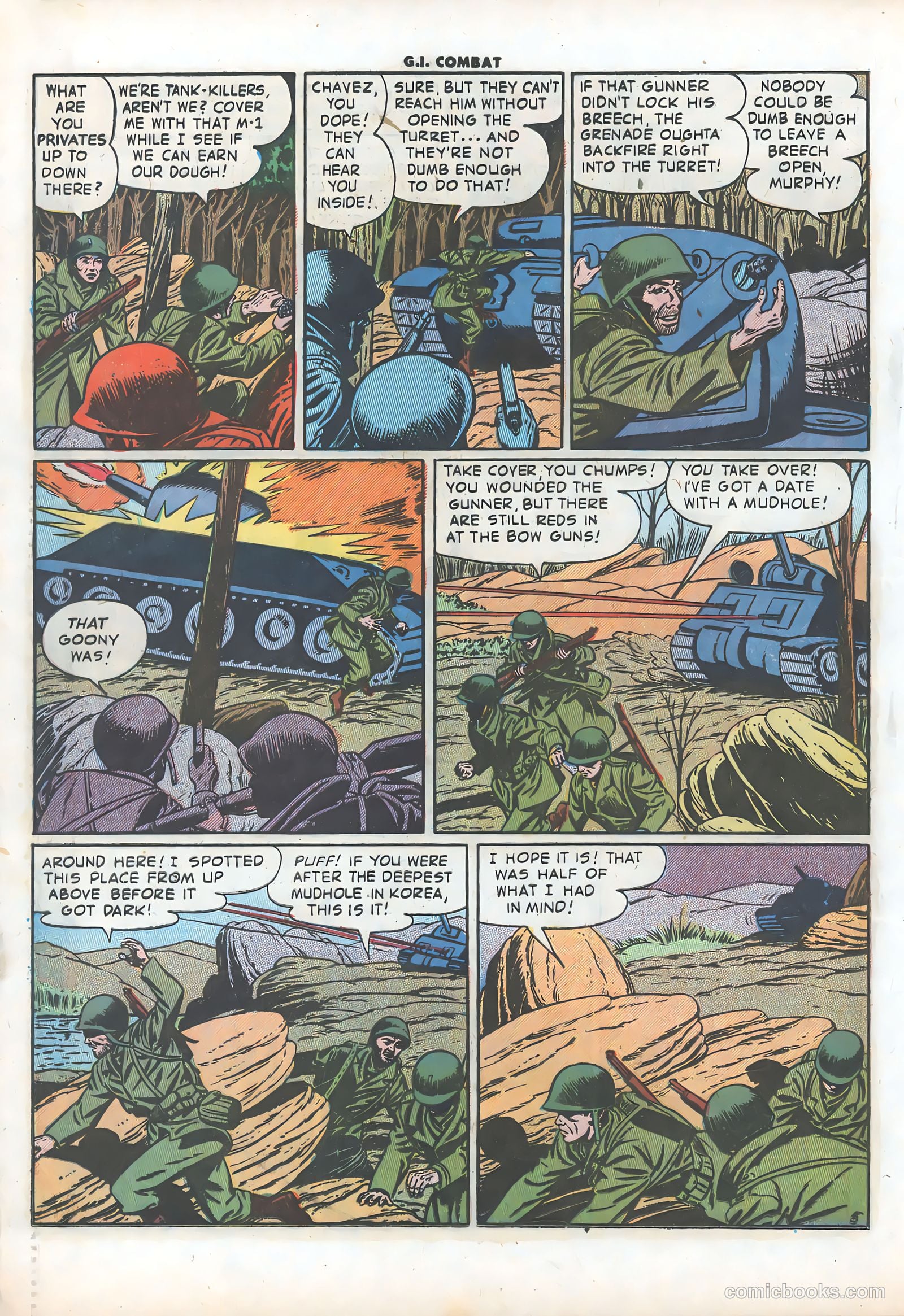 G.I. Combat #38 (1956) — page 17 of 37