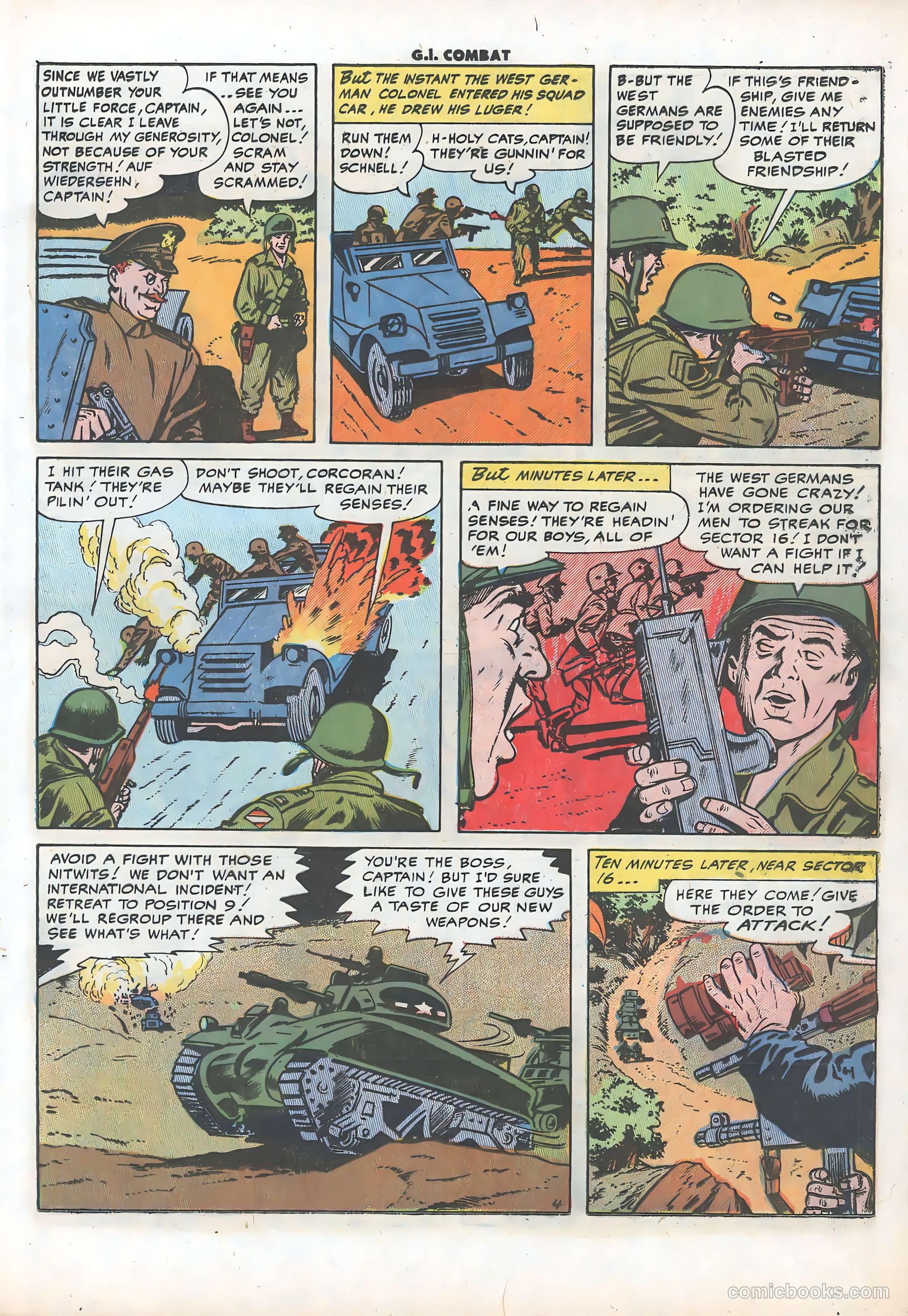 G.I. Combat #38 (1956) — page 22 of 37