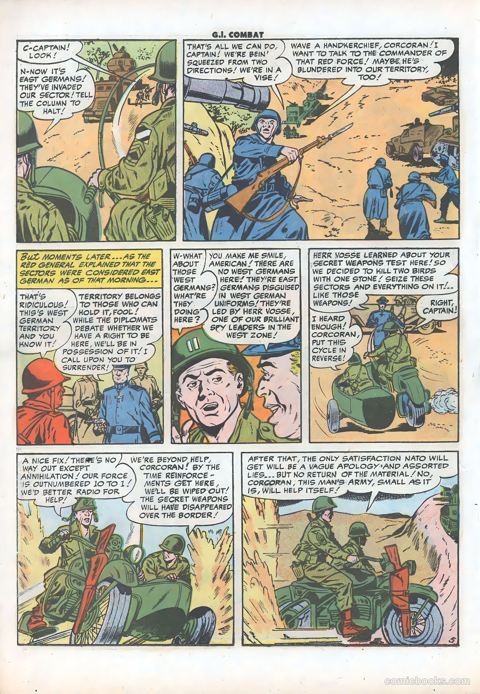 G.I. Combat #38 (1956) — page 23 of 37