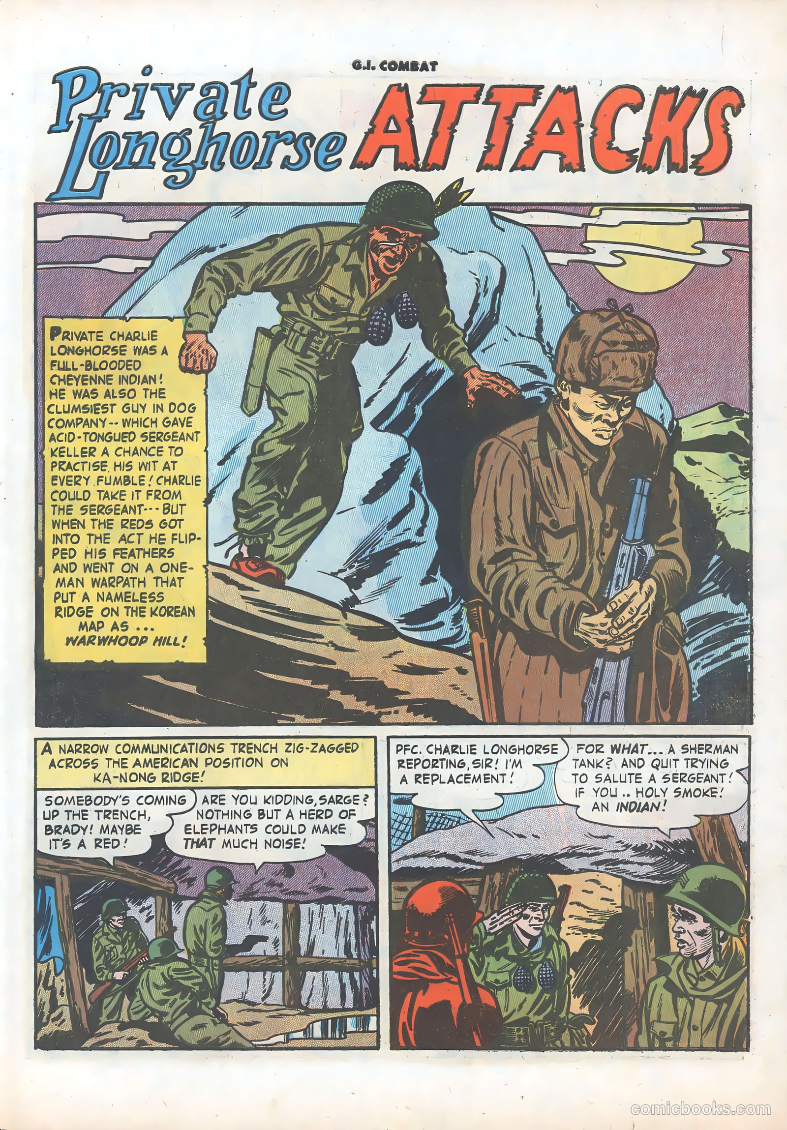 G.I. Combat #38 (1956) — page 28 of 37