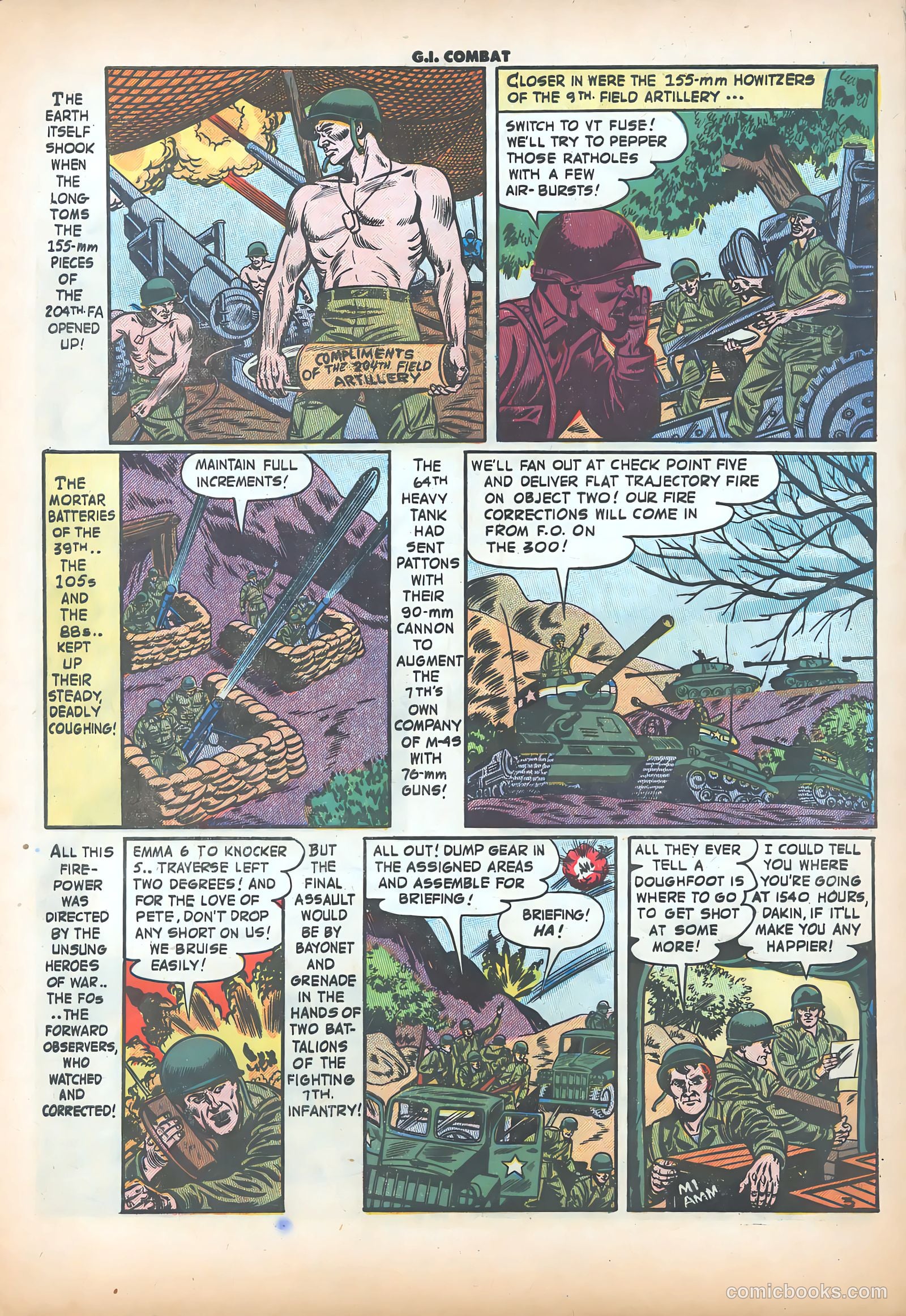 G.I. Combat #39 (1956) — page 5 of 36