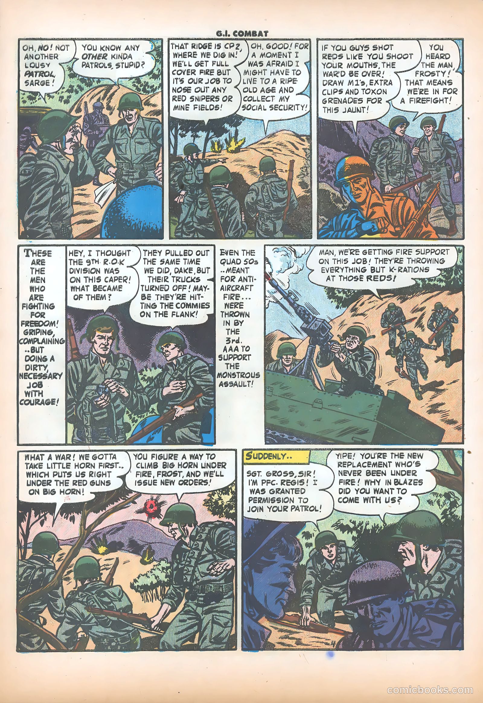 G.I. Combat #39 (1956) — page 6 of 36