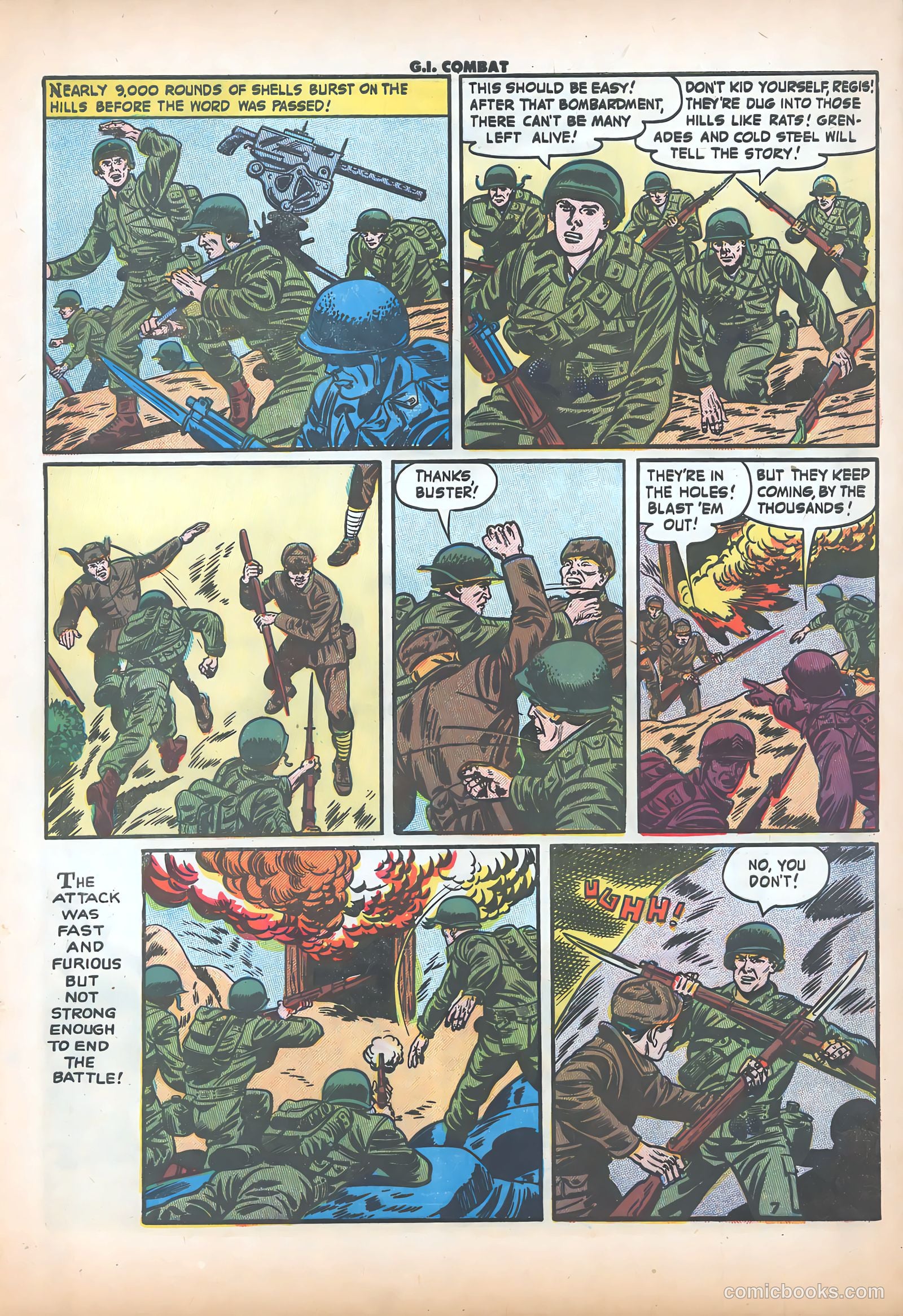 G.I. Combat #39 (1956) — page 9 of 36