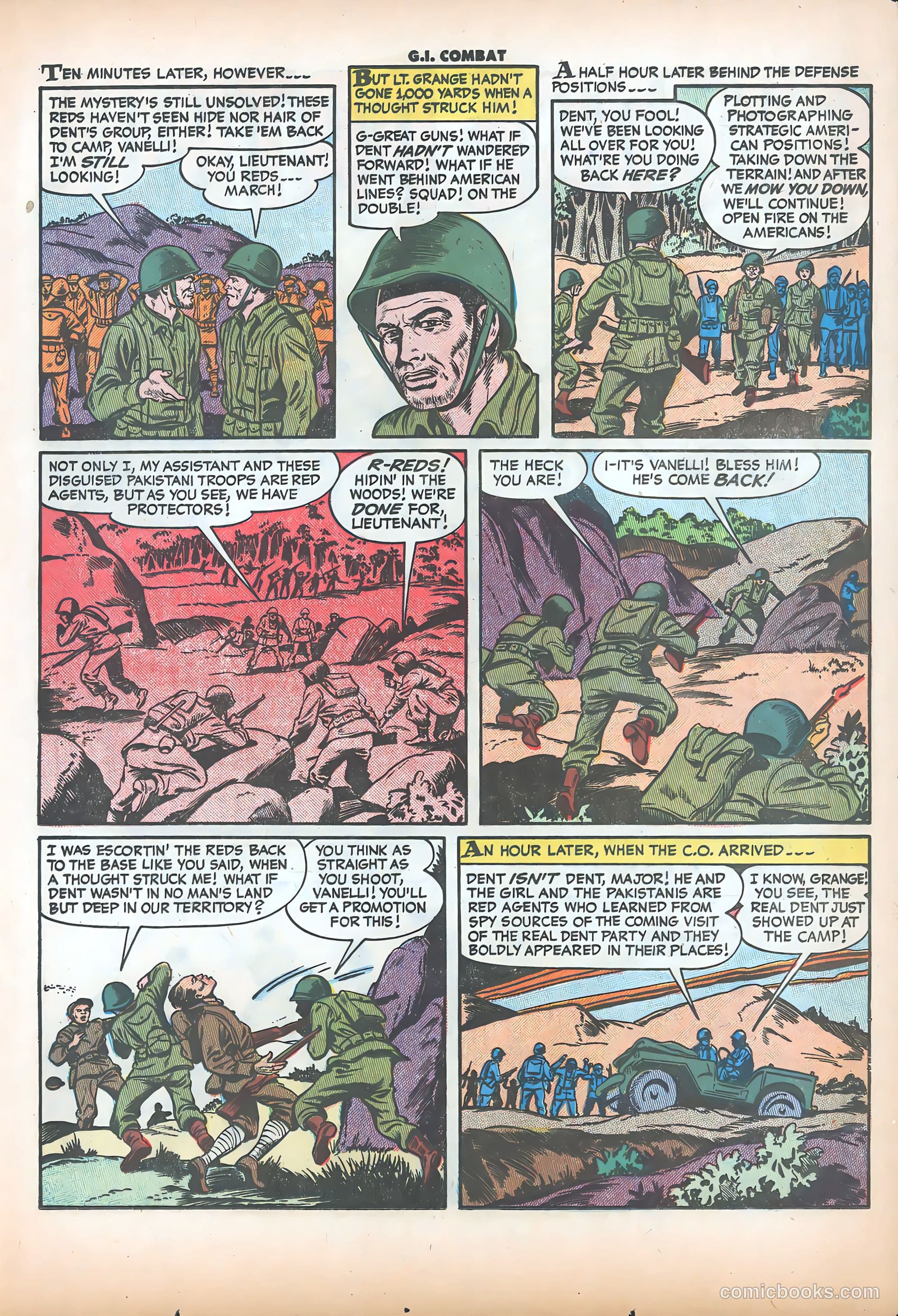 G.I. Combat #39 (1956) — page 17 of 36