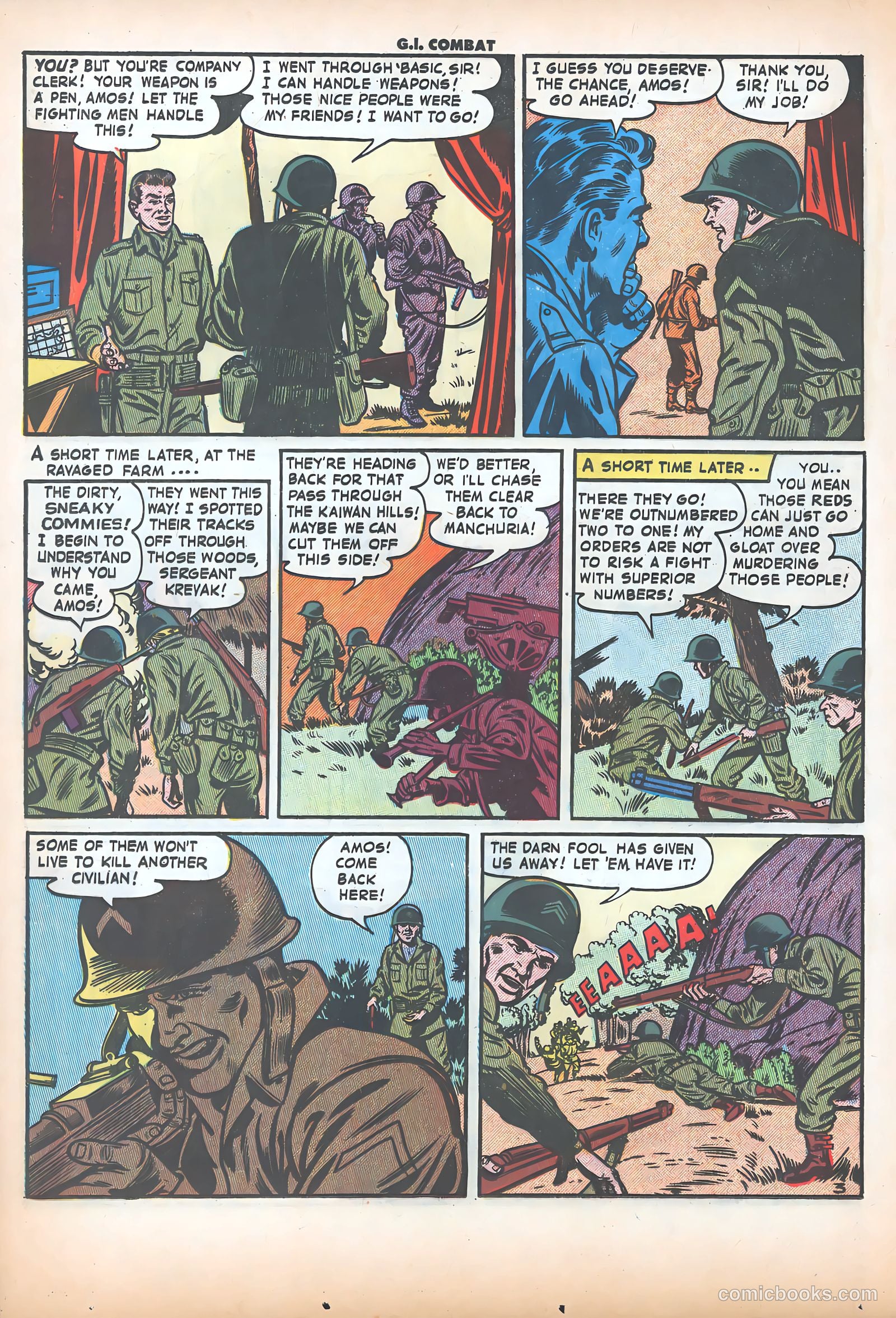 G.I. Combat #39 (1956) — page 20 of 36