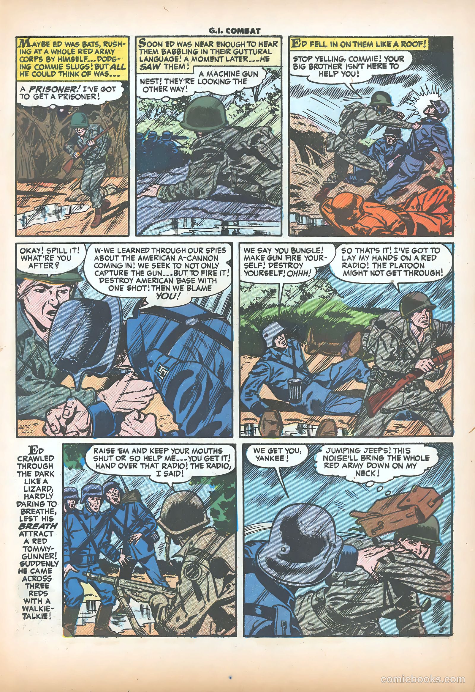 G.I. Combat #39 (1956) — page 31 of 36