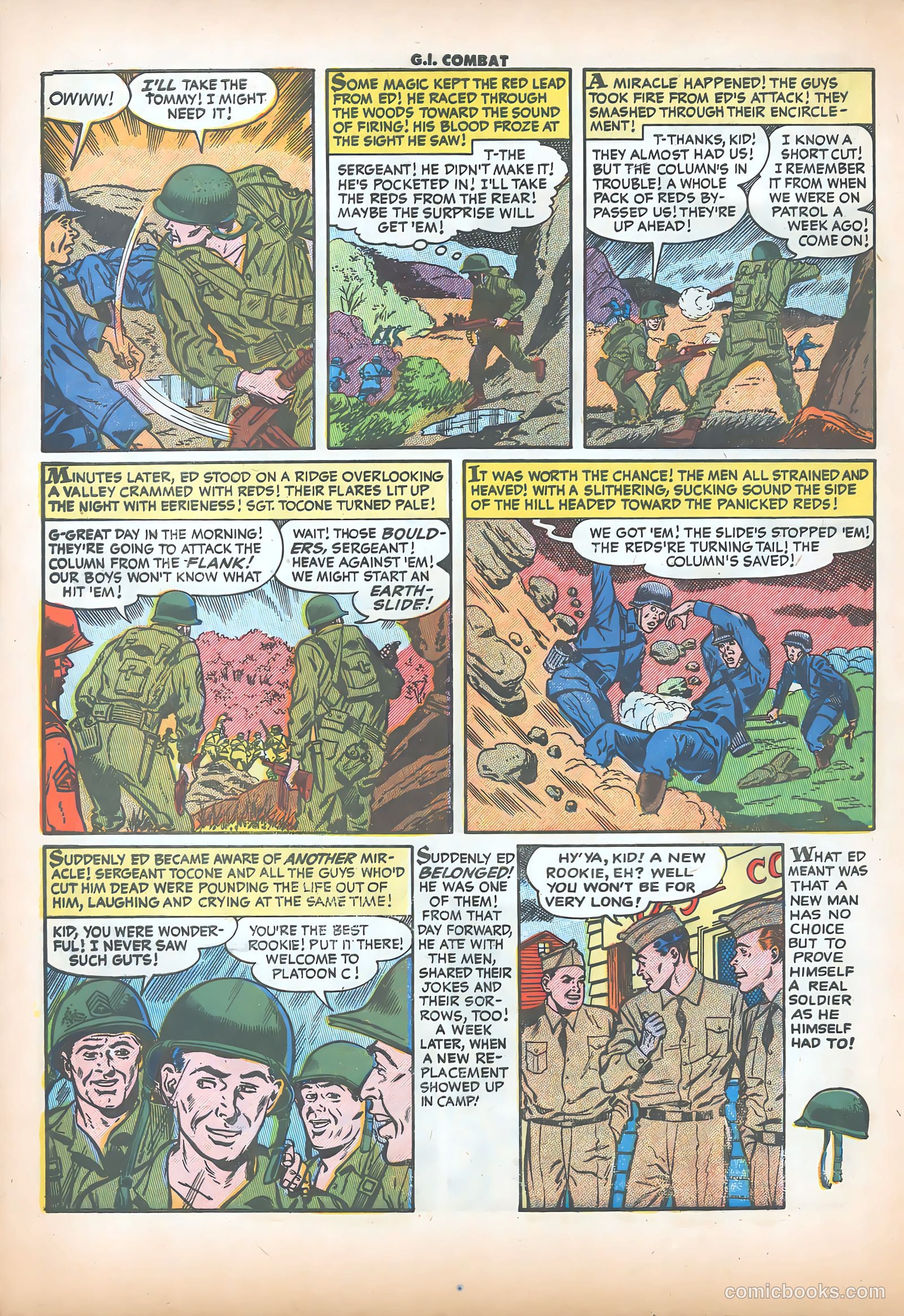 G.I. Combat #39 (1956) — page 32 of 36