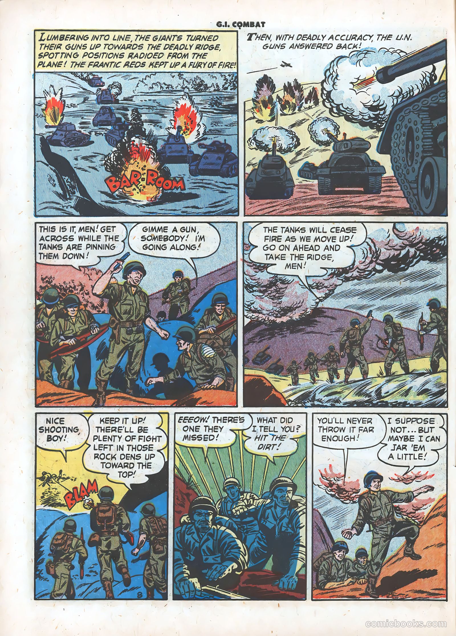G.I. Combat #4 (1953) — page 10 of 36
