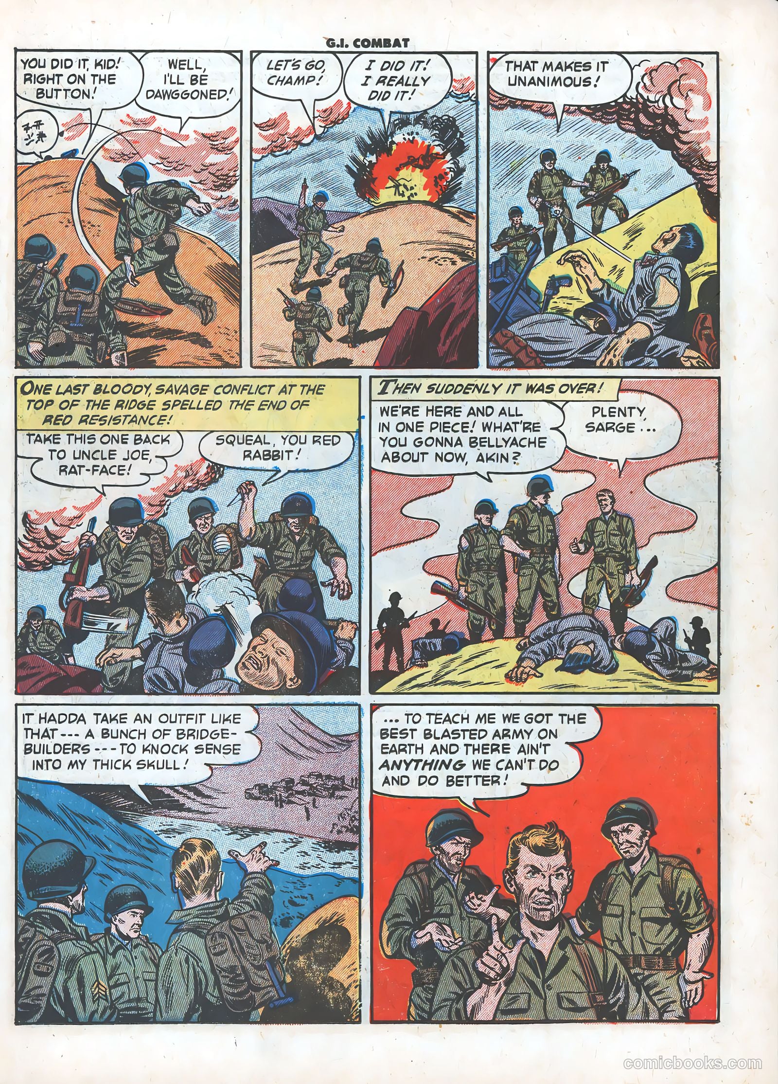 G.I. Combat #4 (1953) — page 11 of 36