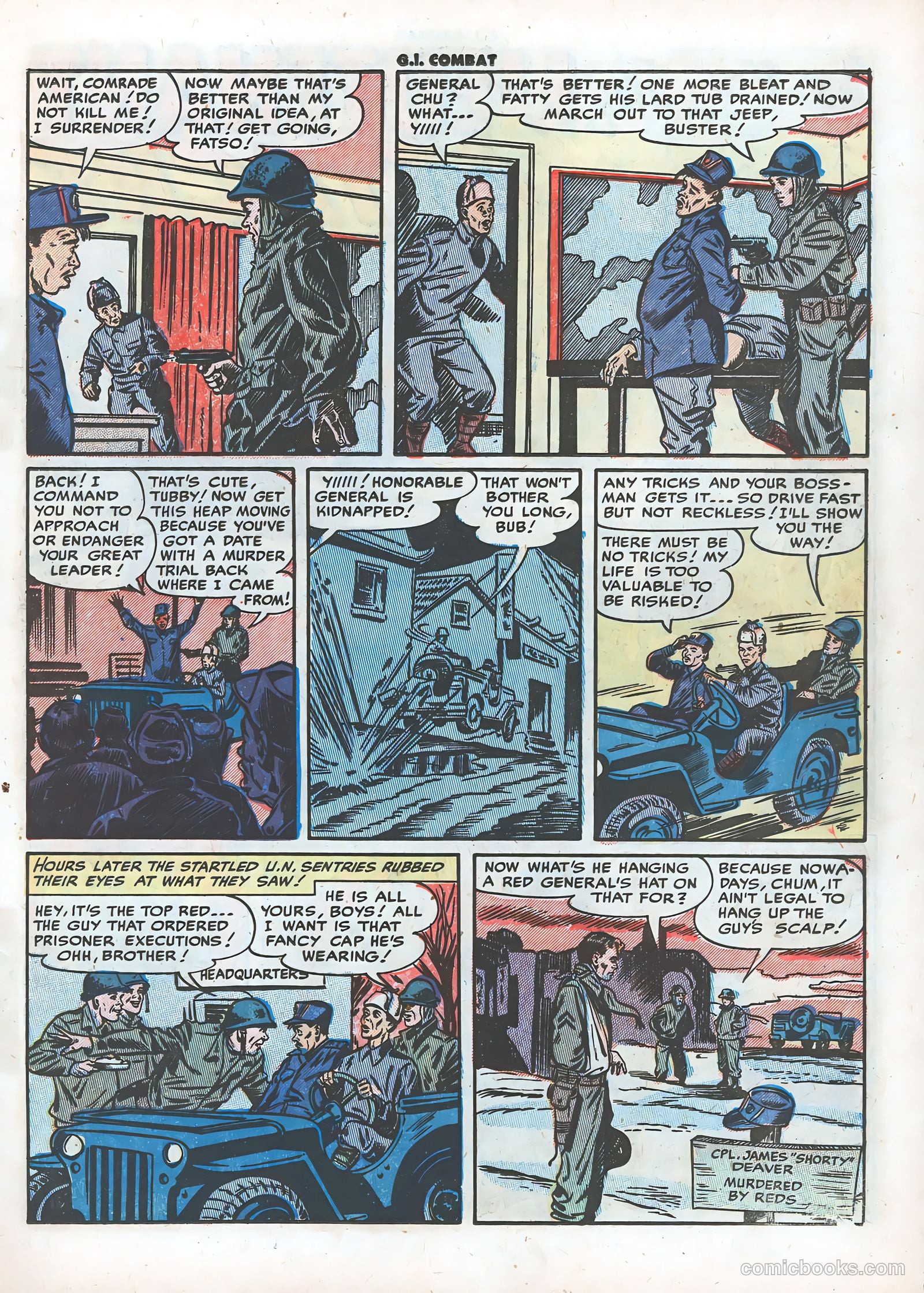 G.I. Combat #4 (1953) — page 17 of 36