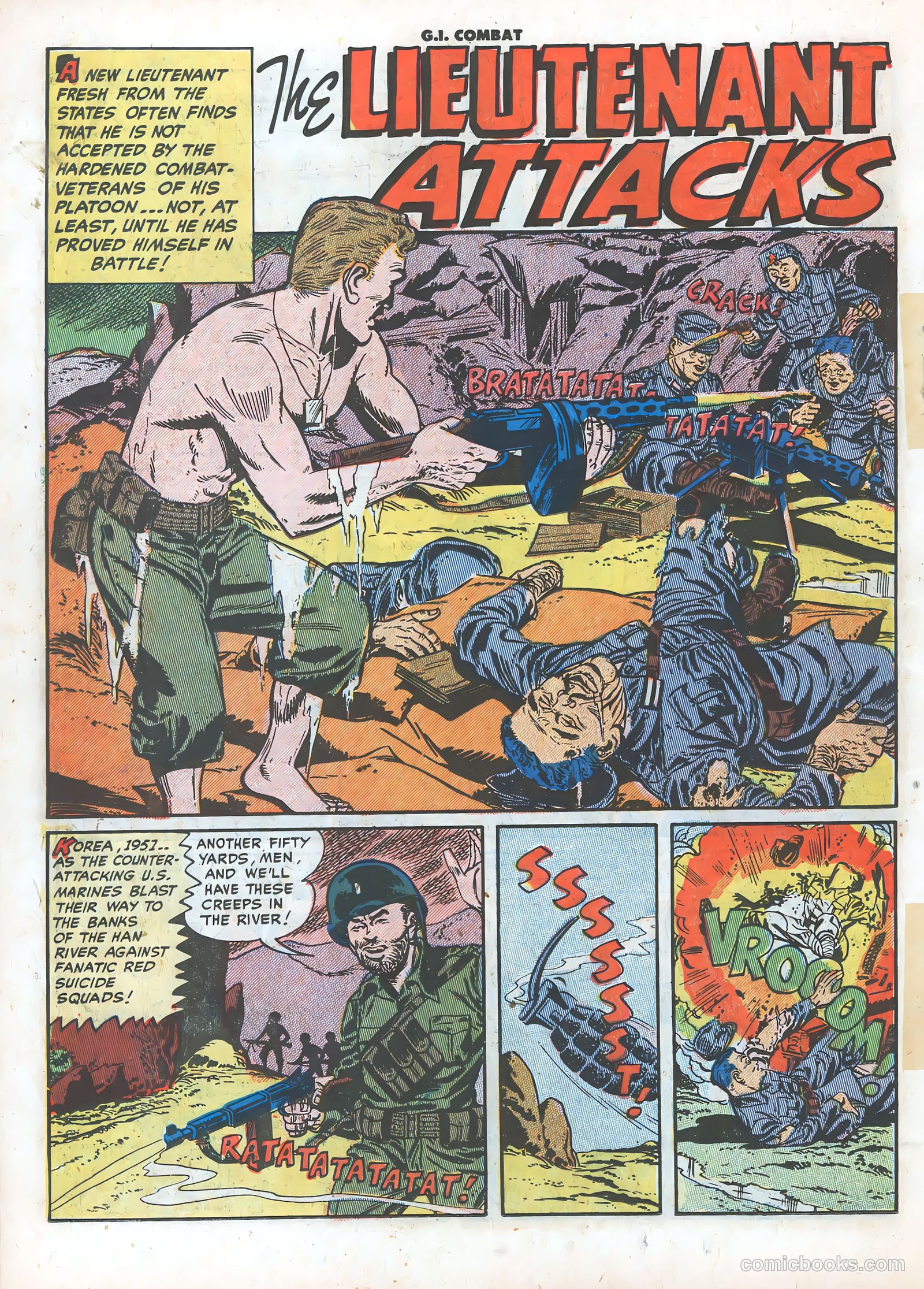 G.I. Combat #4 (1953) — page 18 of 36