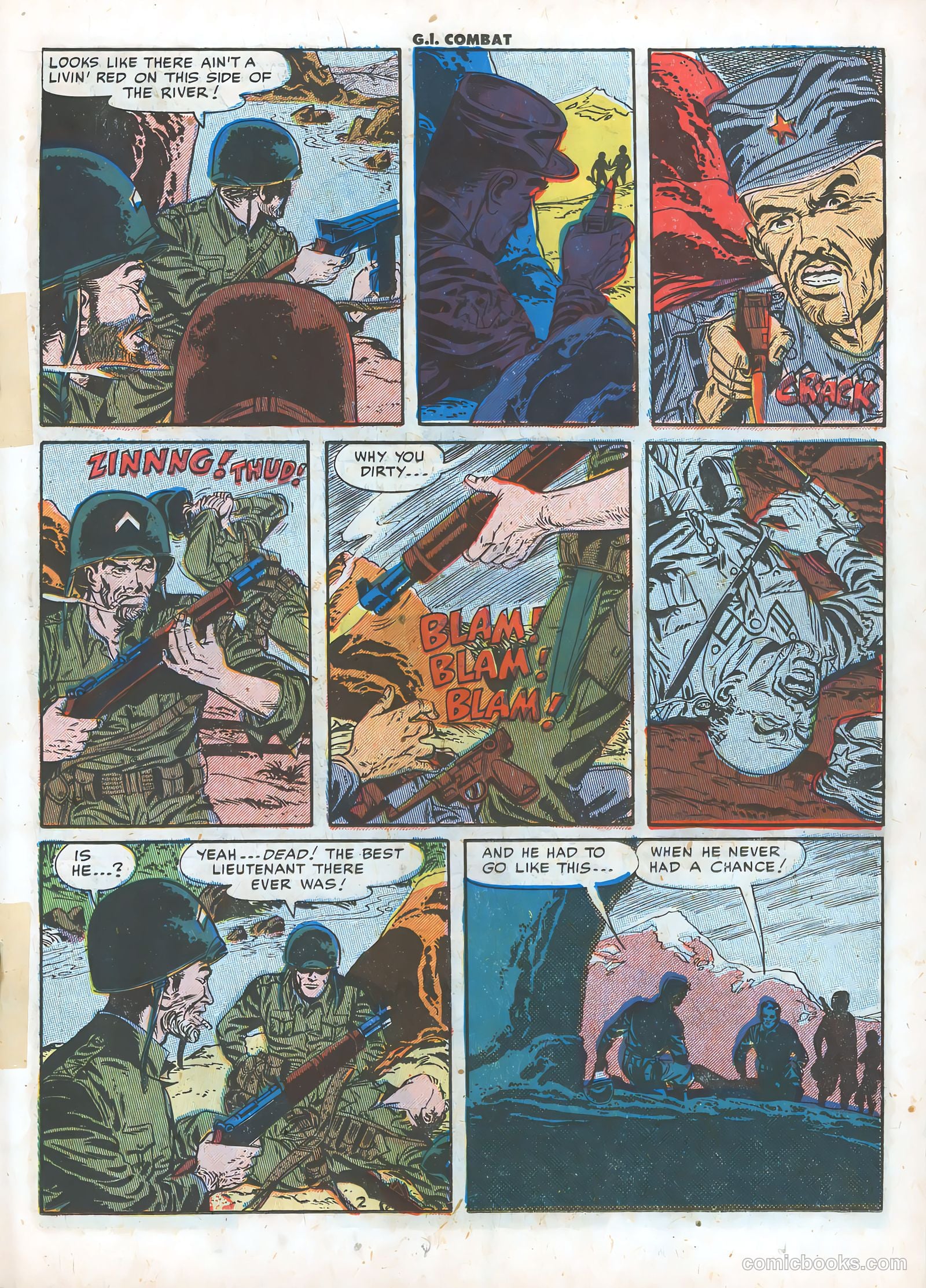 G.I. Combat #4 (1953) — page 19 of 36