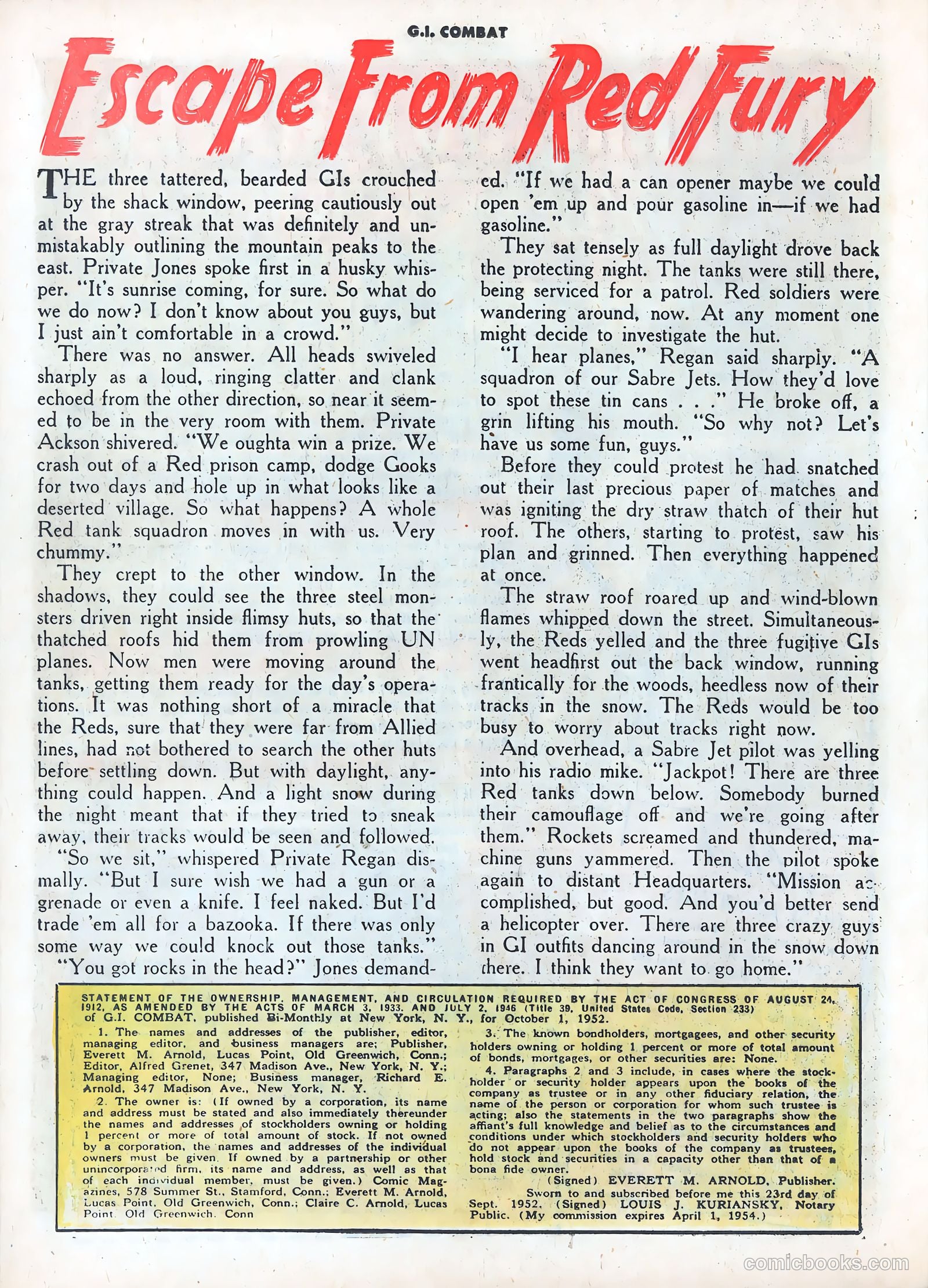 G.I. Combat #4 (1953) — page 26 of 36