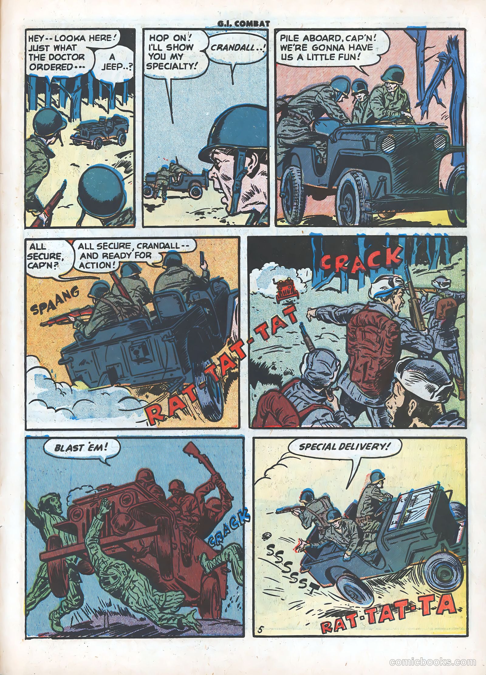 G.I. Combat #4 (1953) — page 31 of 36