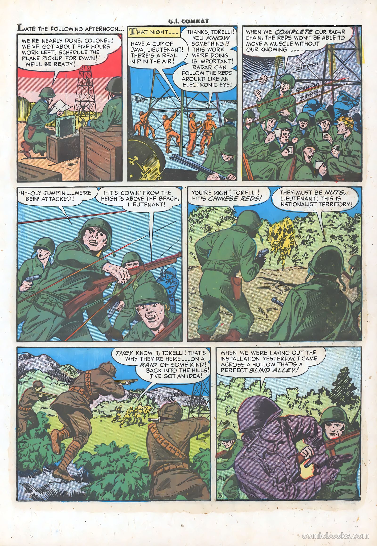G.I. Combat #40 (1956) — page 5 of 36