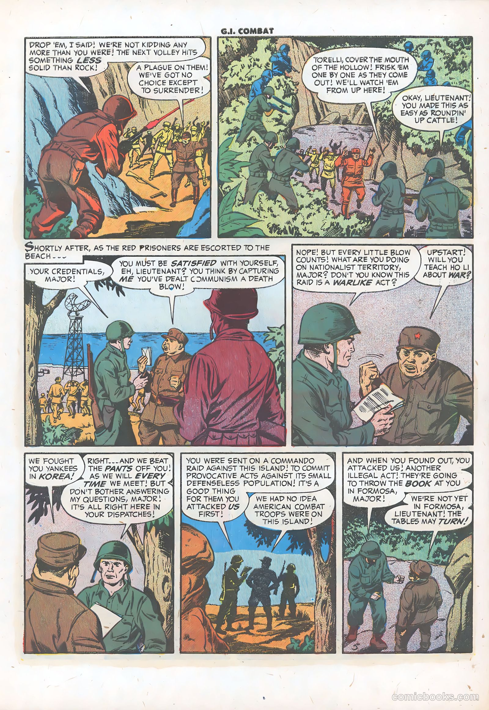 G.I. Combat #40 (1956) — page 7 of 36