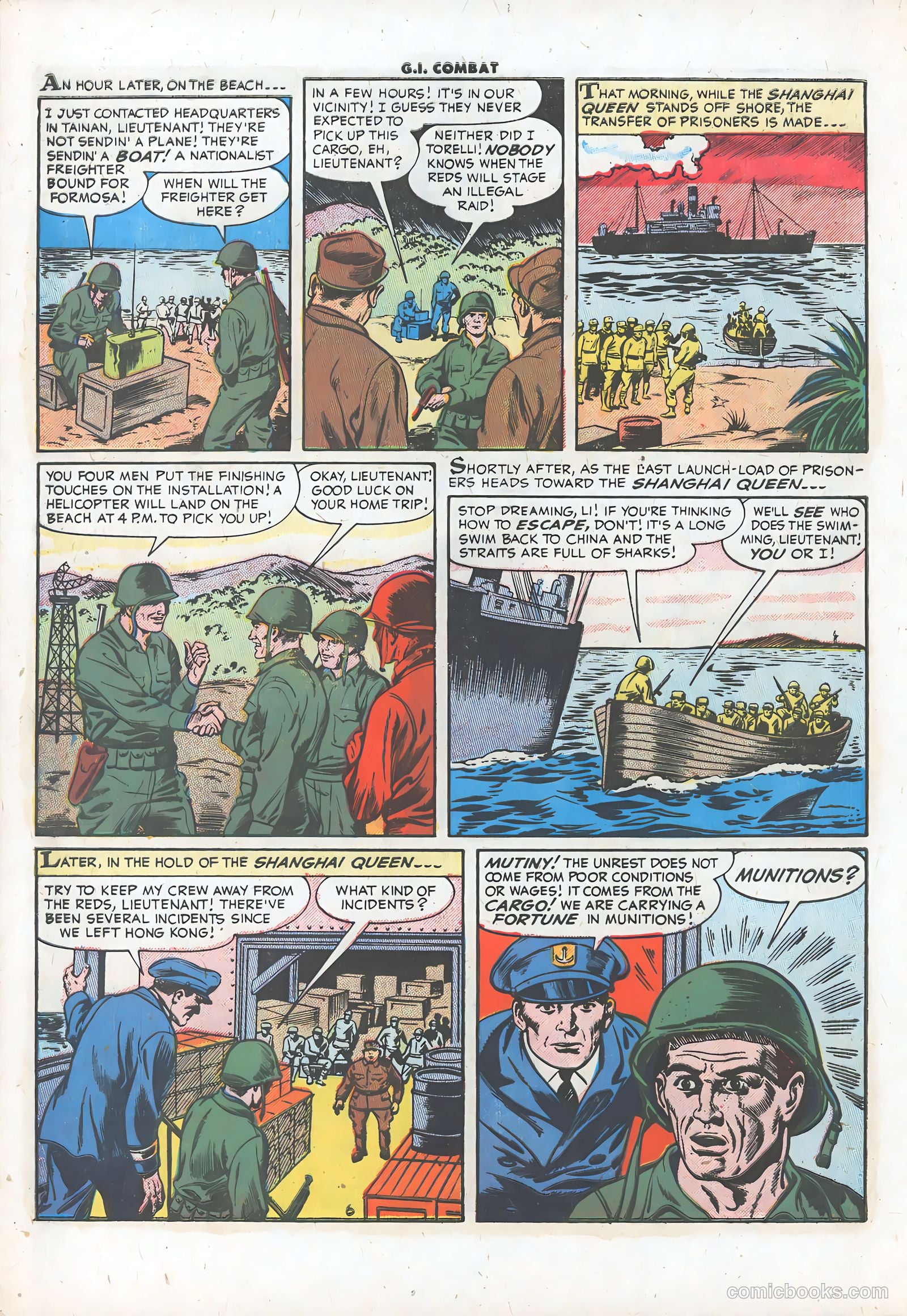 G.I. Combat #40 (1956) — page 8 of 36
