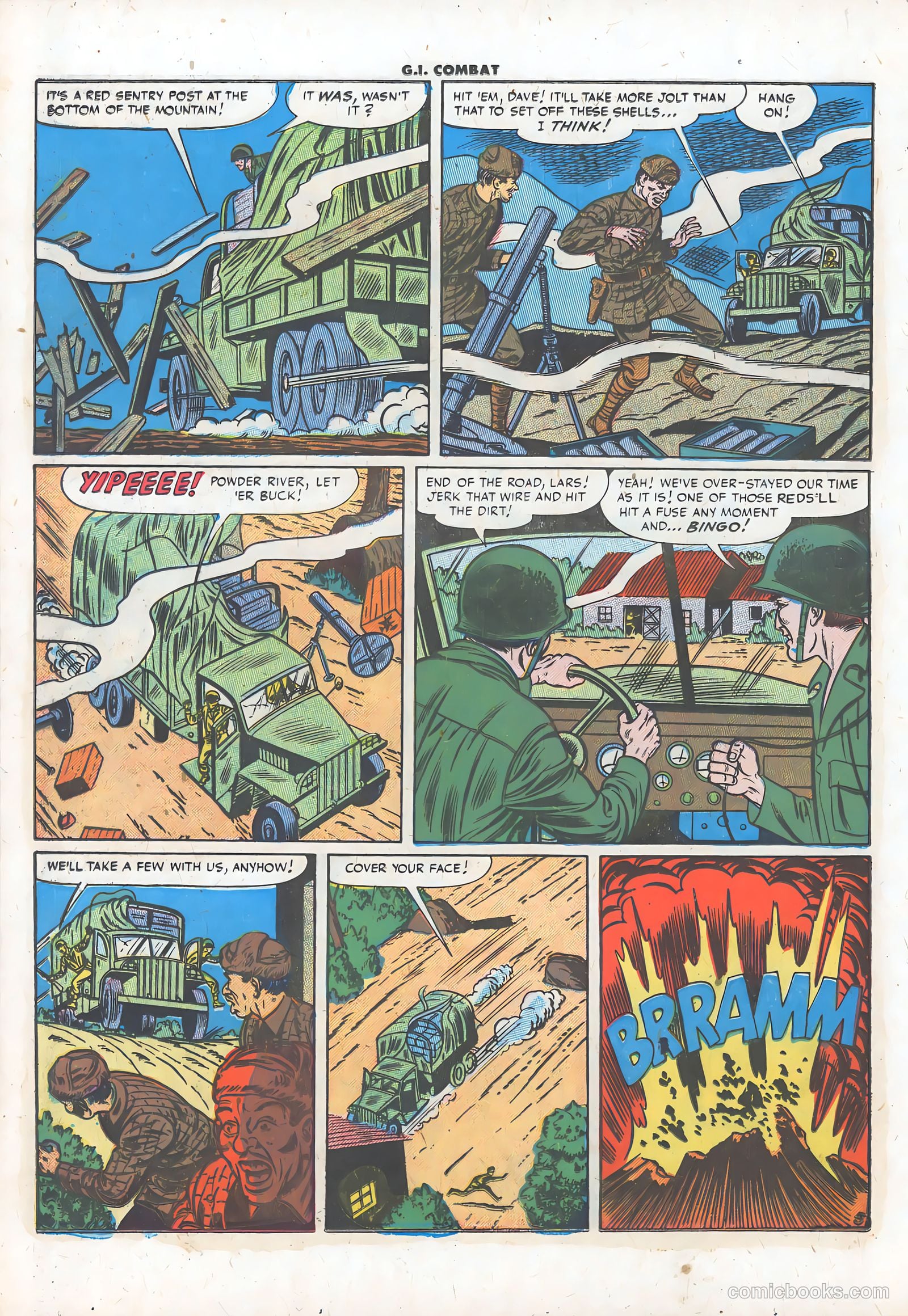 G.I. Combat #40 (1956) — page 16 of 36