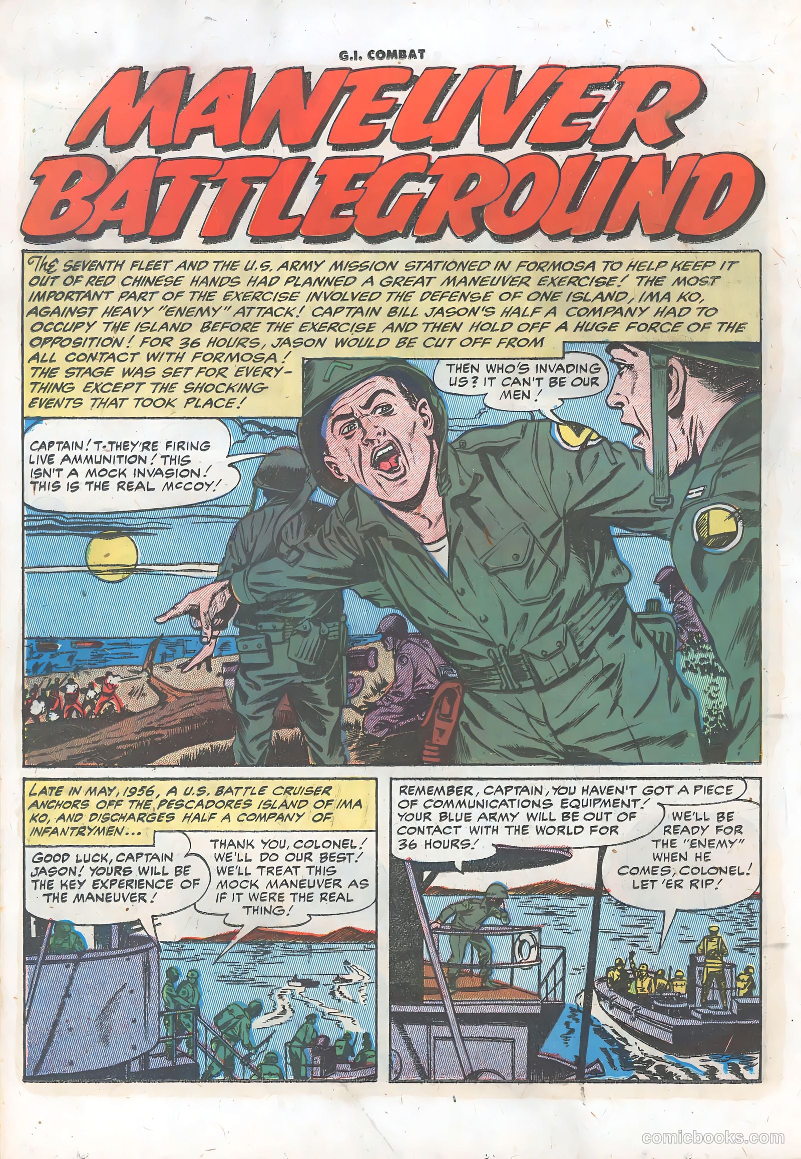 G.I. Combat #40 (1956) — page 18 of 36