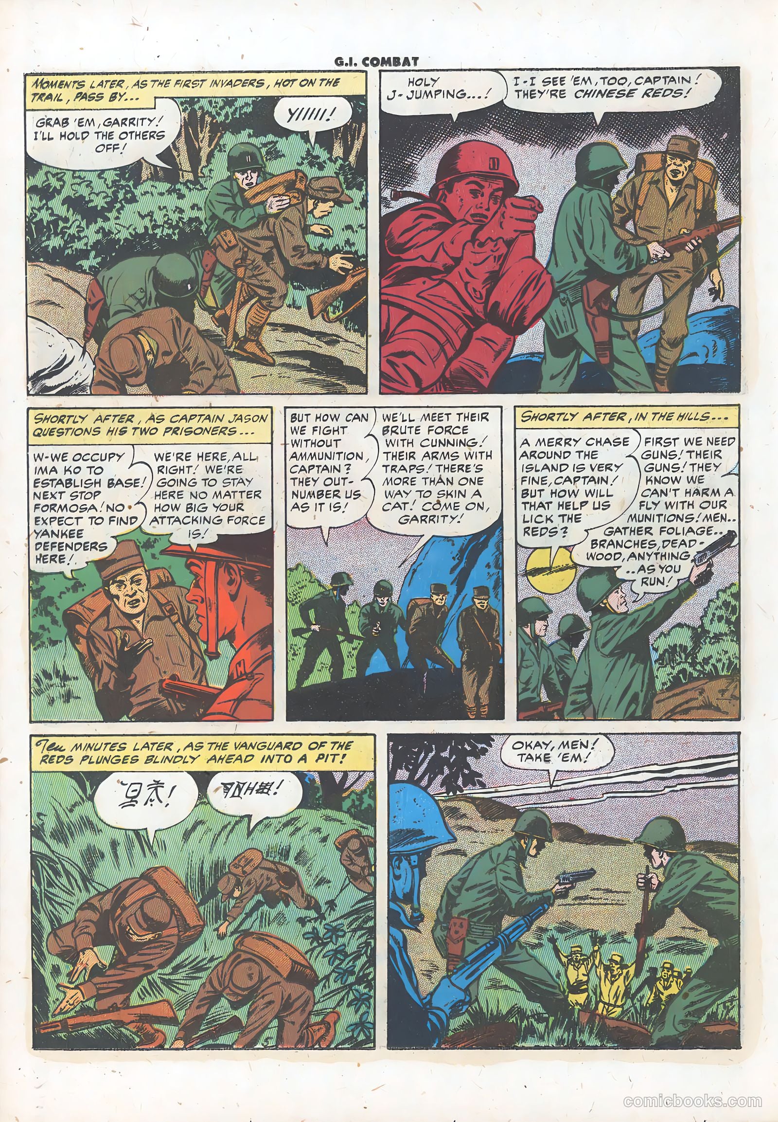G.I. Combat #40 (1956) — page 22 of 36
