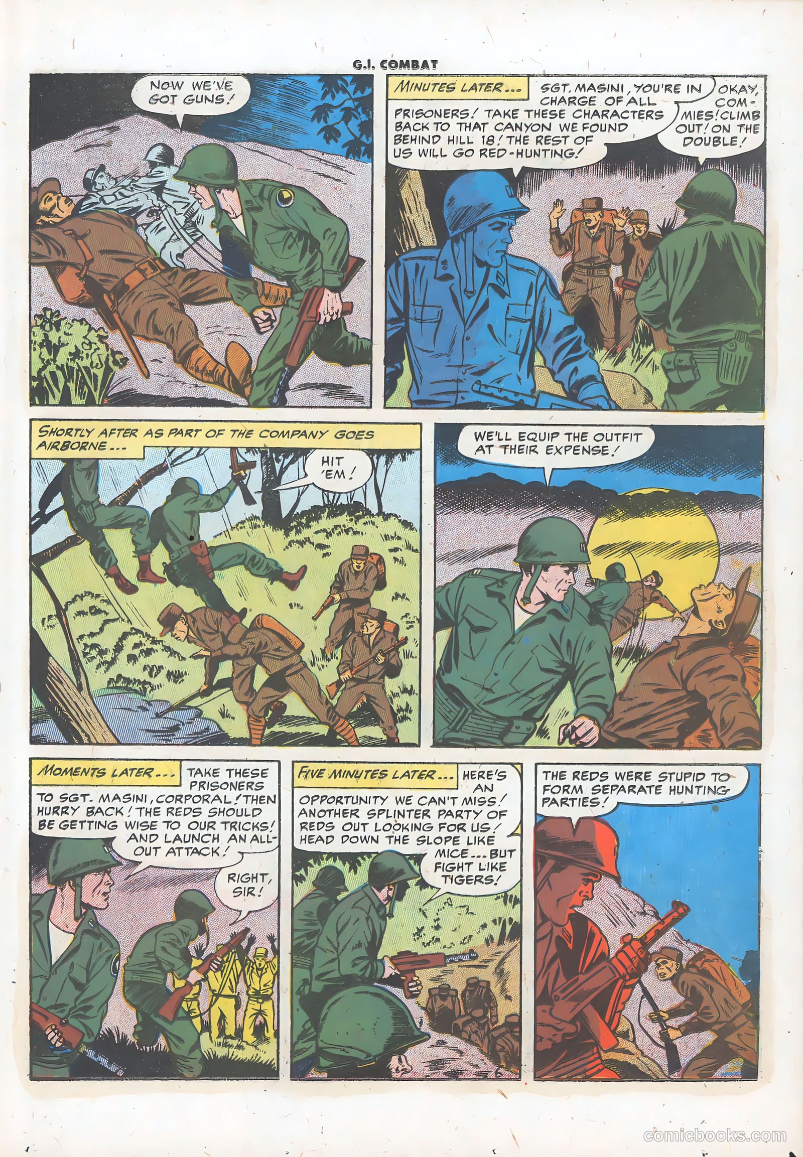 G.I. Combat #40 (1956) — page 23 of 36