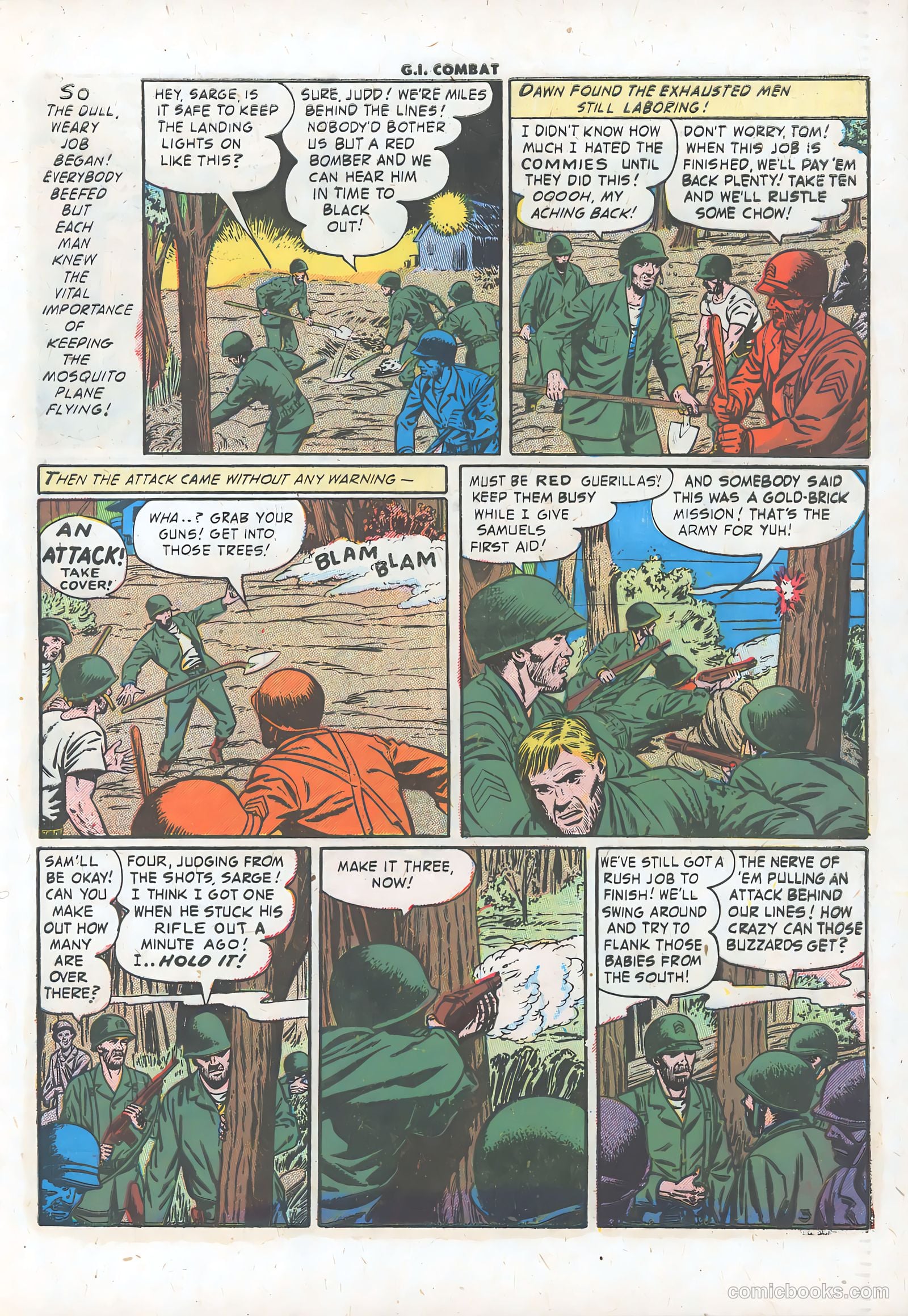 G.I. Combat #40 (1956) — page 29 of 36