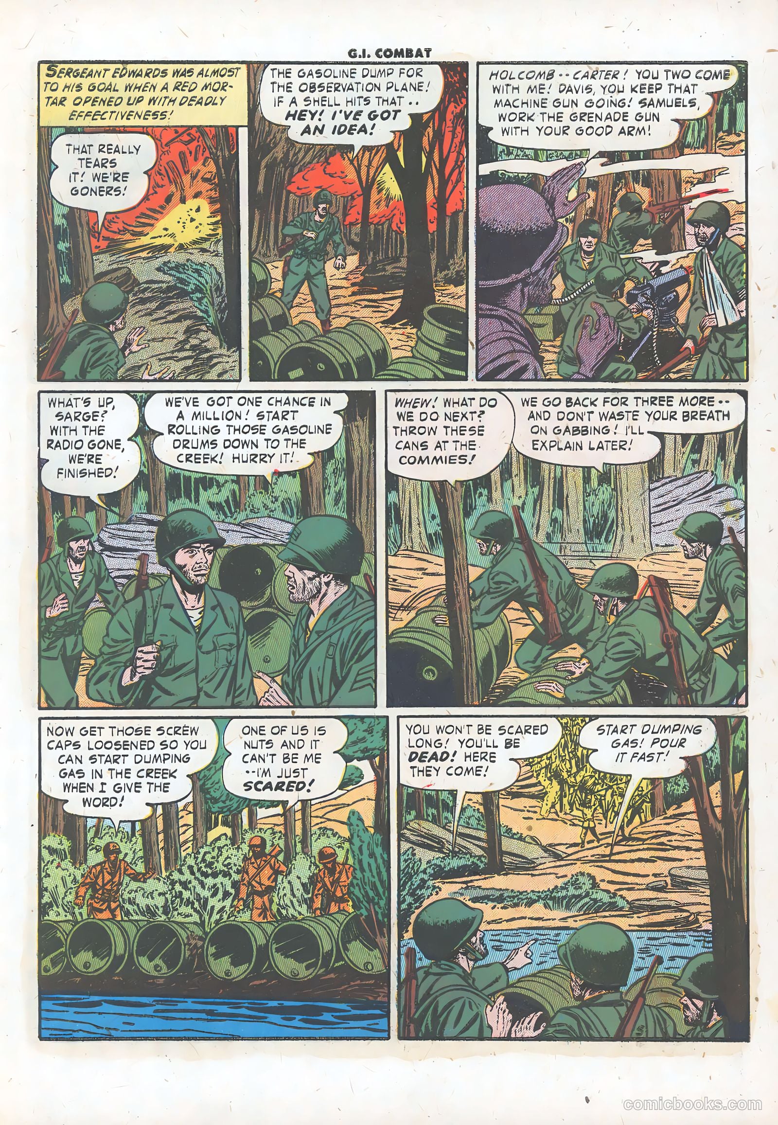 G.I. Combat #40 (1956) — page 31 of 36
