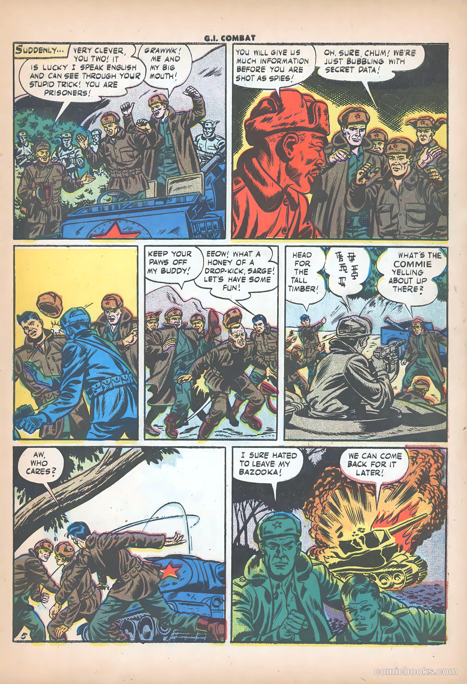 G.I. Combat #41 (1956) — page 7 of 36
