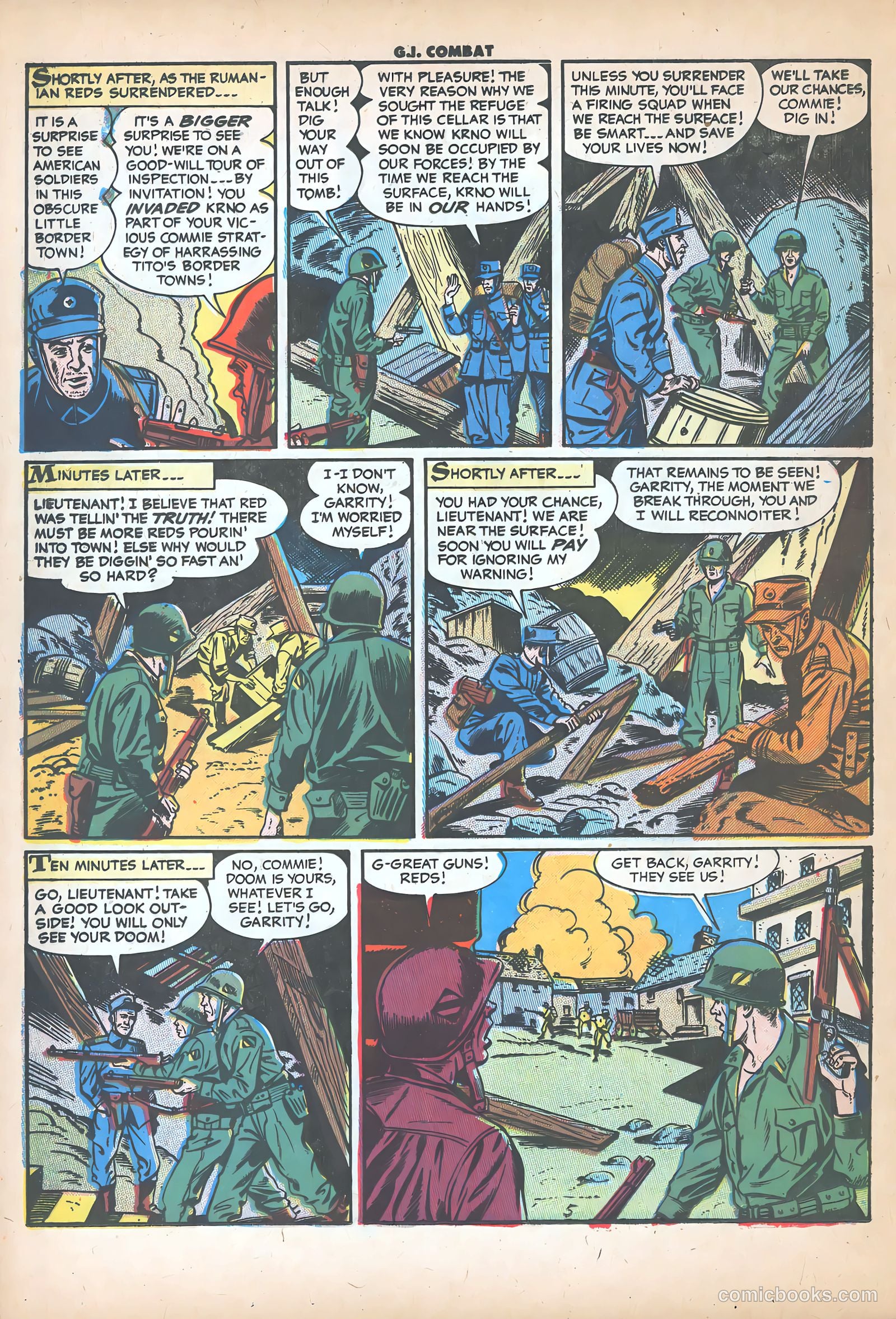 G.I. Combat #41 (1956) — page 16 of 36