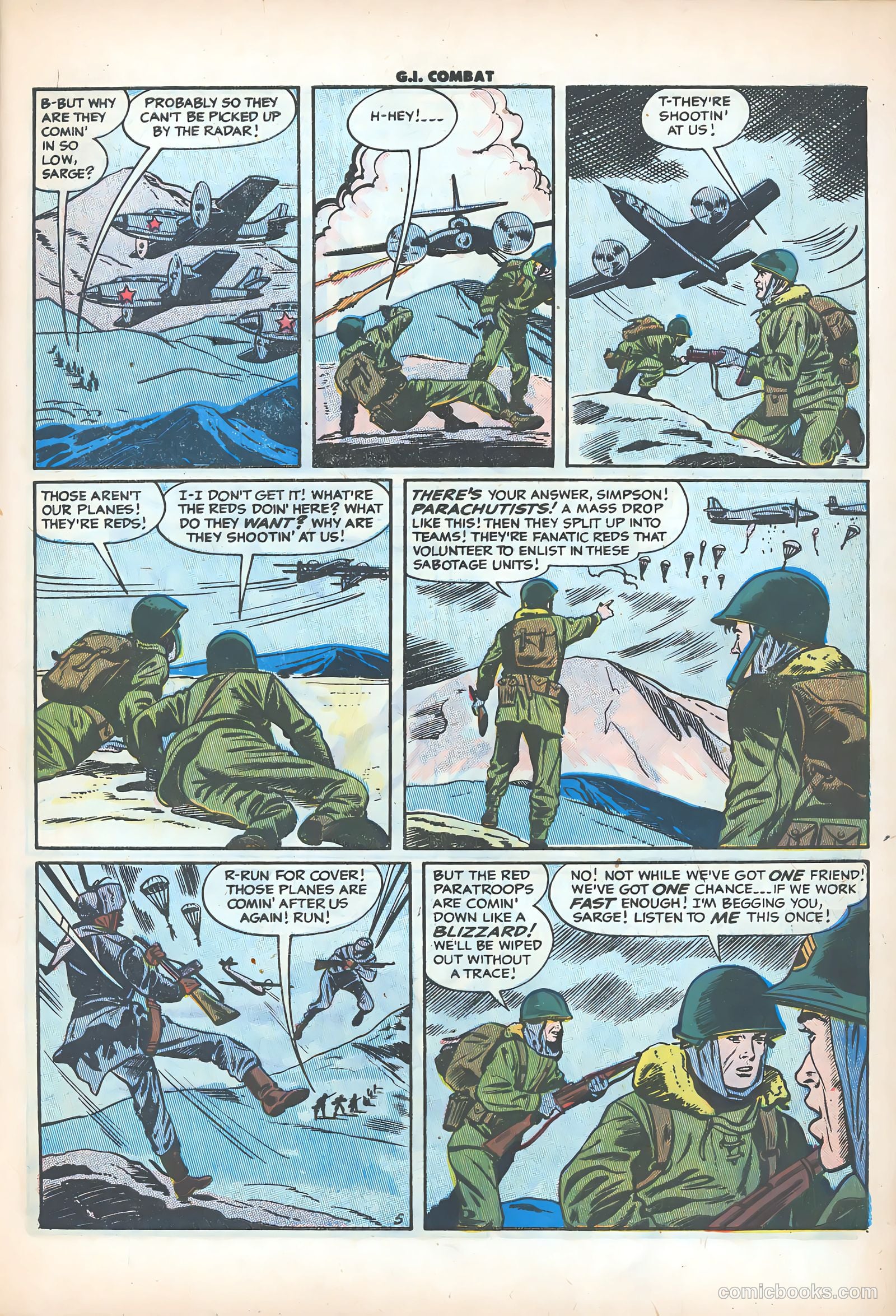 G.I. Combat #42 (1956) — page 7 of 36