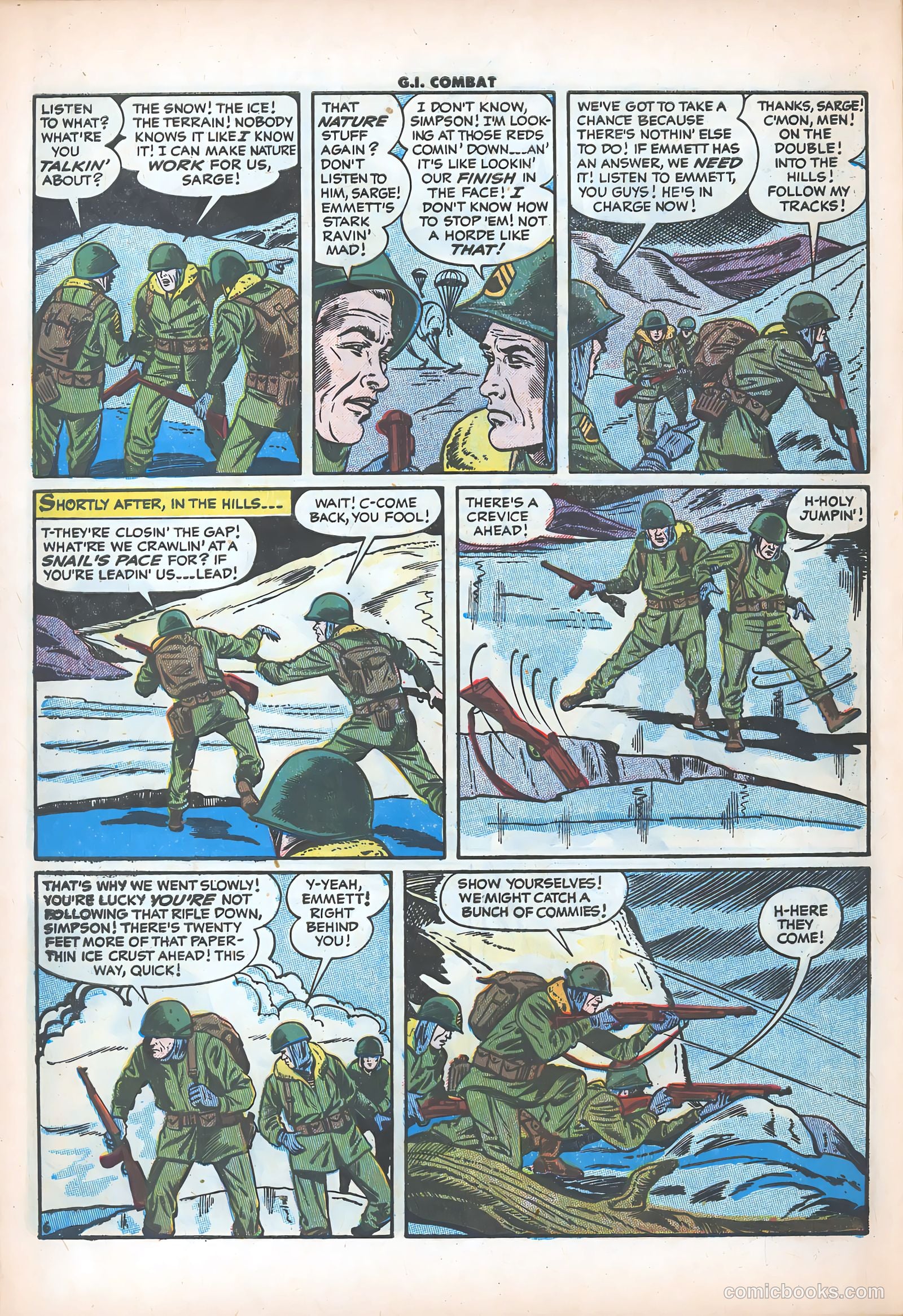 G.I. Combat #42 (1956) — page 8 of 36