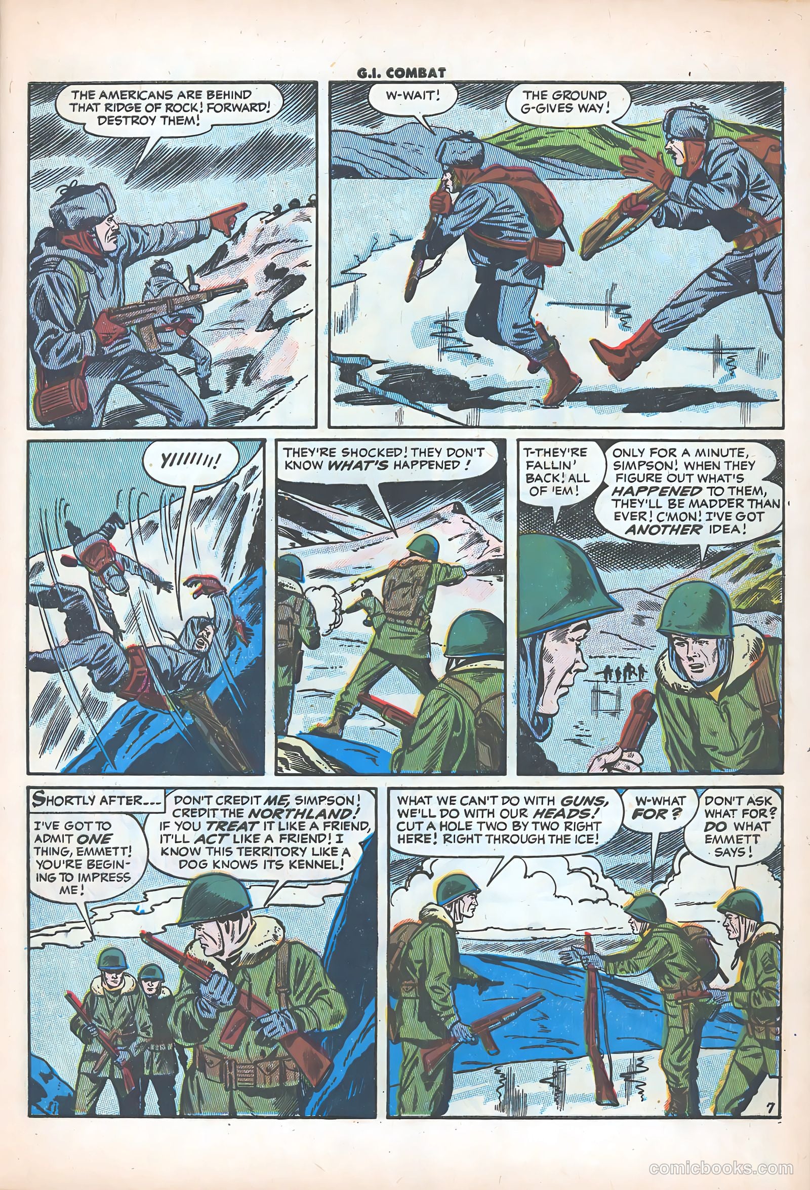 G.I. Combat #42 (1956) — page 9 of 36