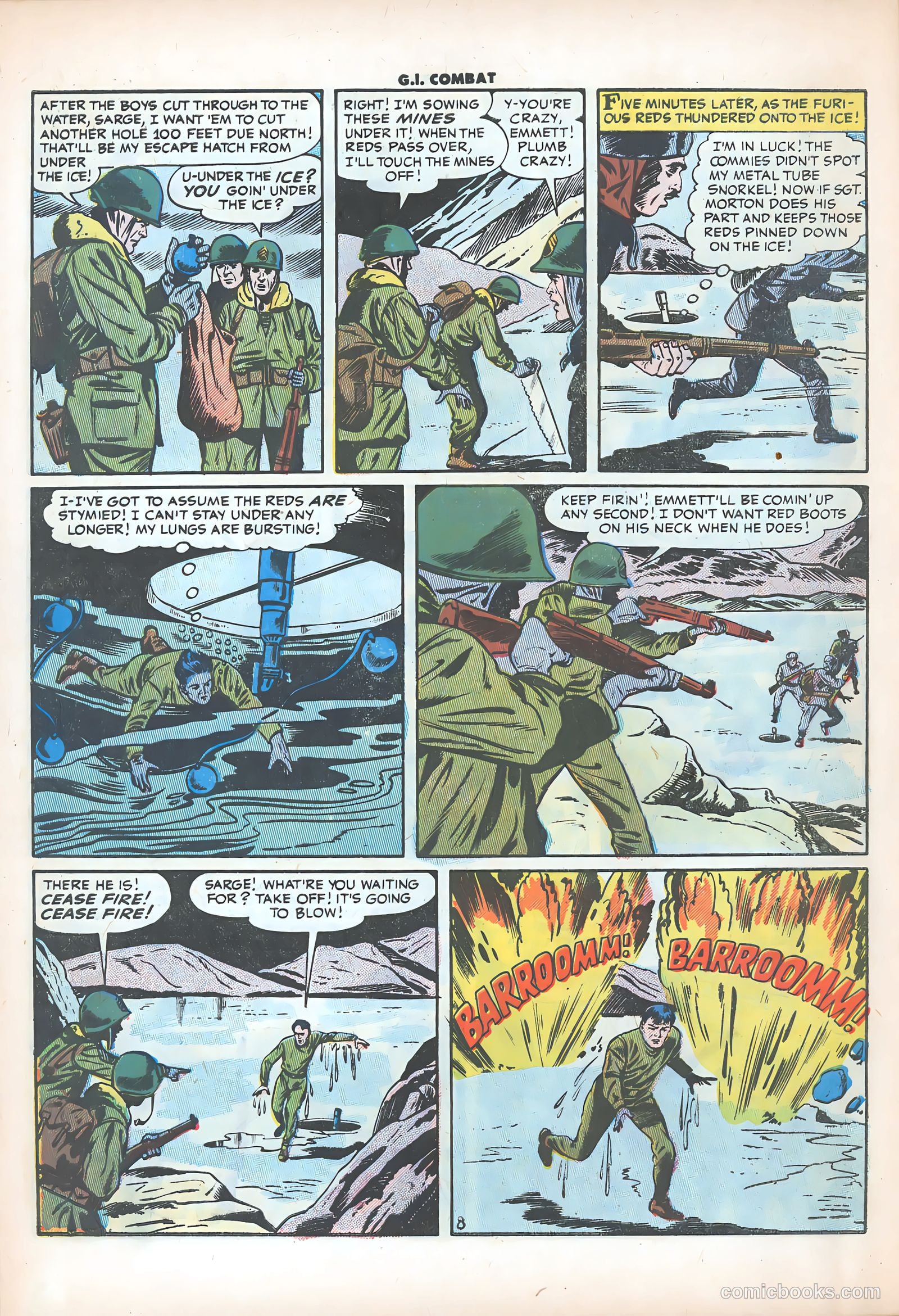 G.I. Combat #42 (1956) — page 10 of 36