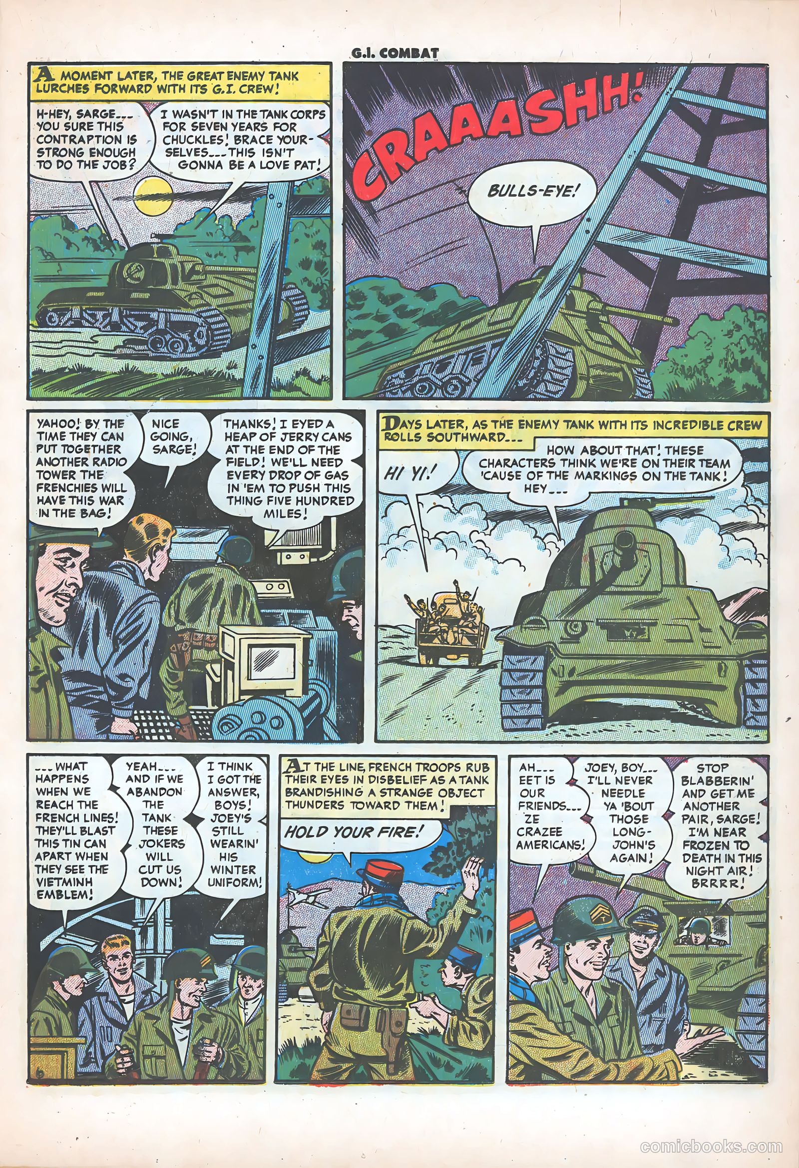 G.I. Combat #42 (1956) — page 17 of 36