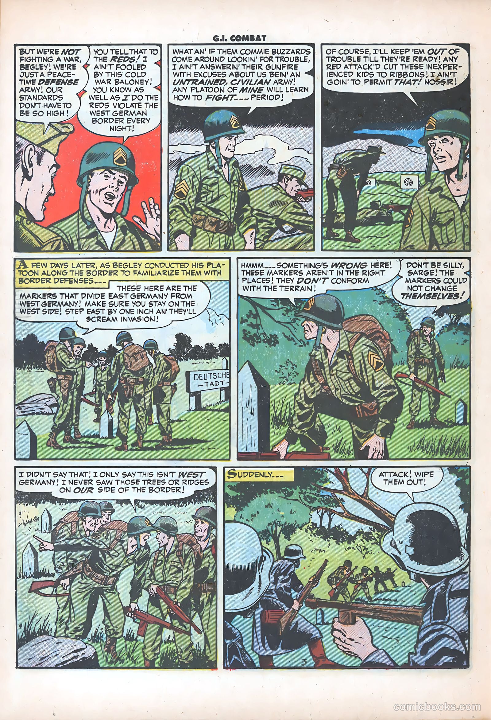 G.I. Combat #42 (1956) — page 20 of 36