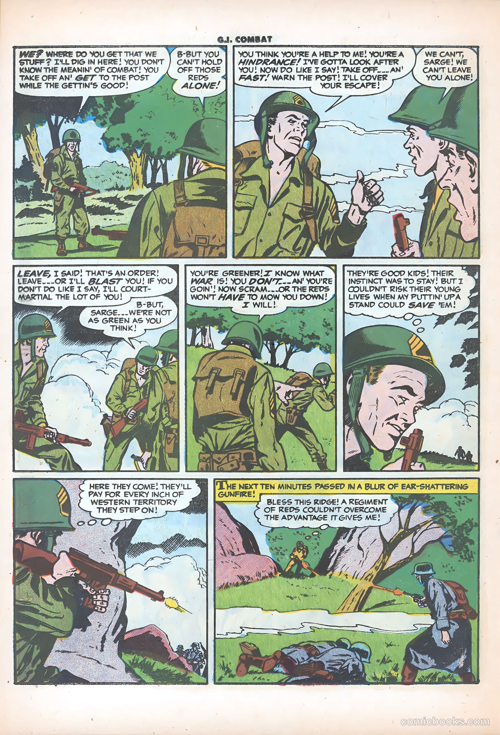 G.I. Combat #42 (1956) — page 22 of 36