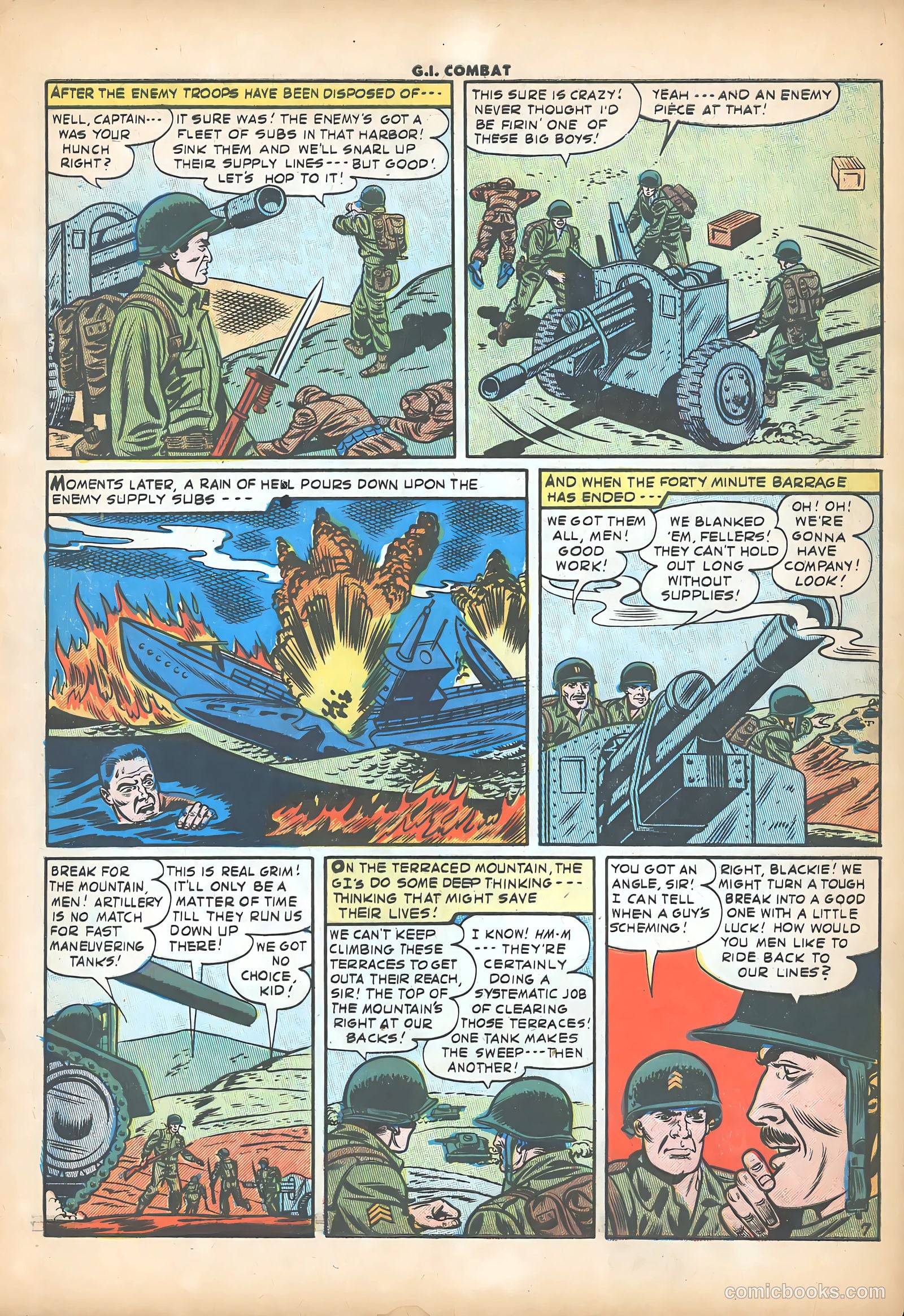 G.I. Combat #43 (1956) — page 9 of 36