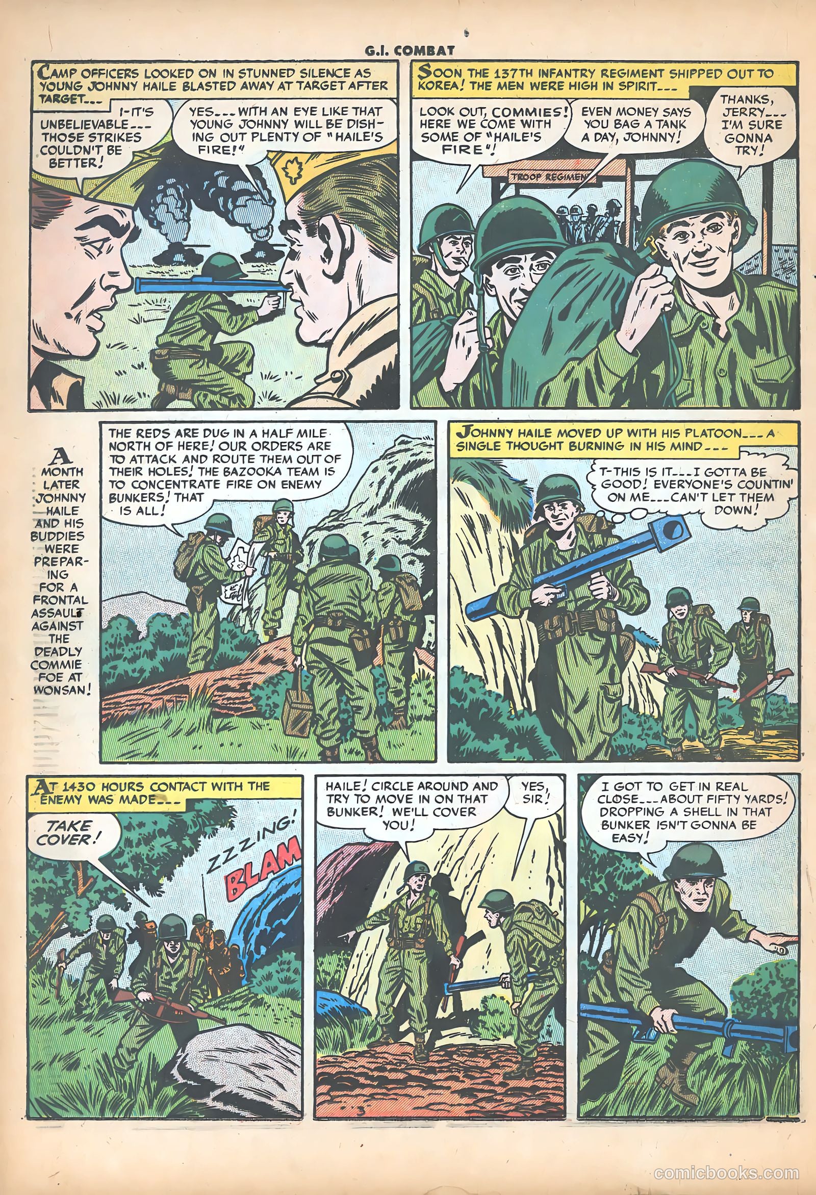G.I. Combat #43 (1956) — page 20 of 36