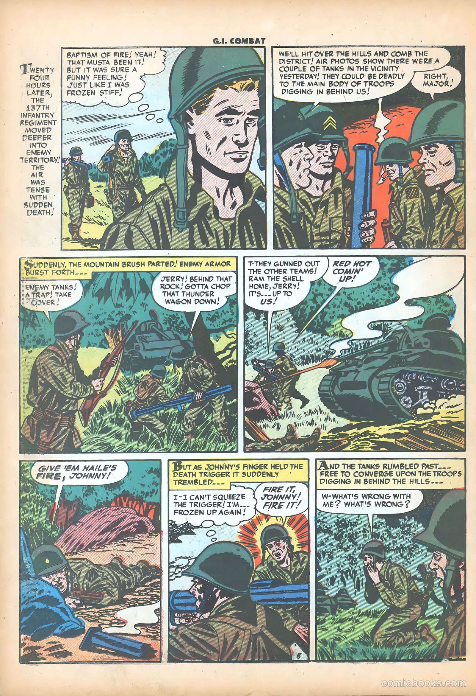 G.I. Combat #43 (1956) — page 22 of 36