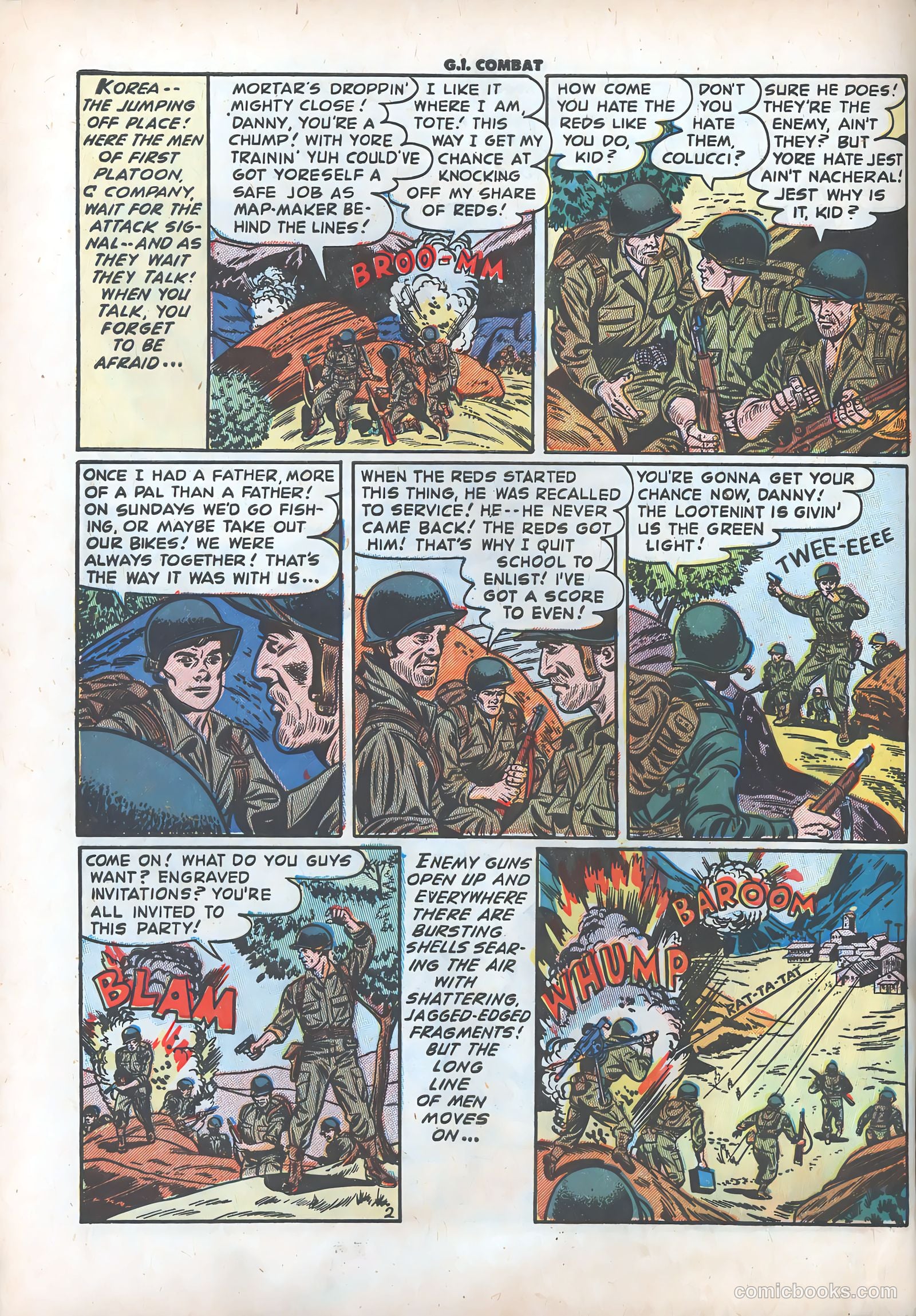 G.I. Combat #5 (1953) — page 4 of 36