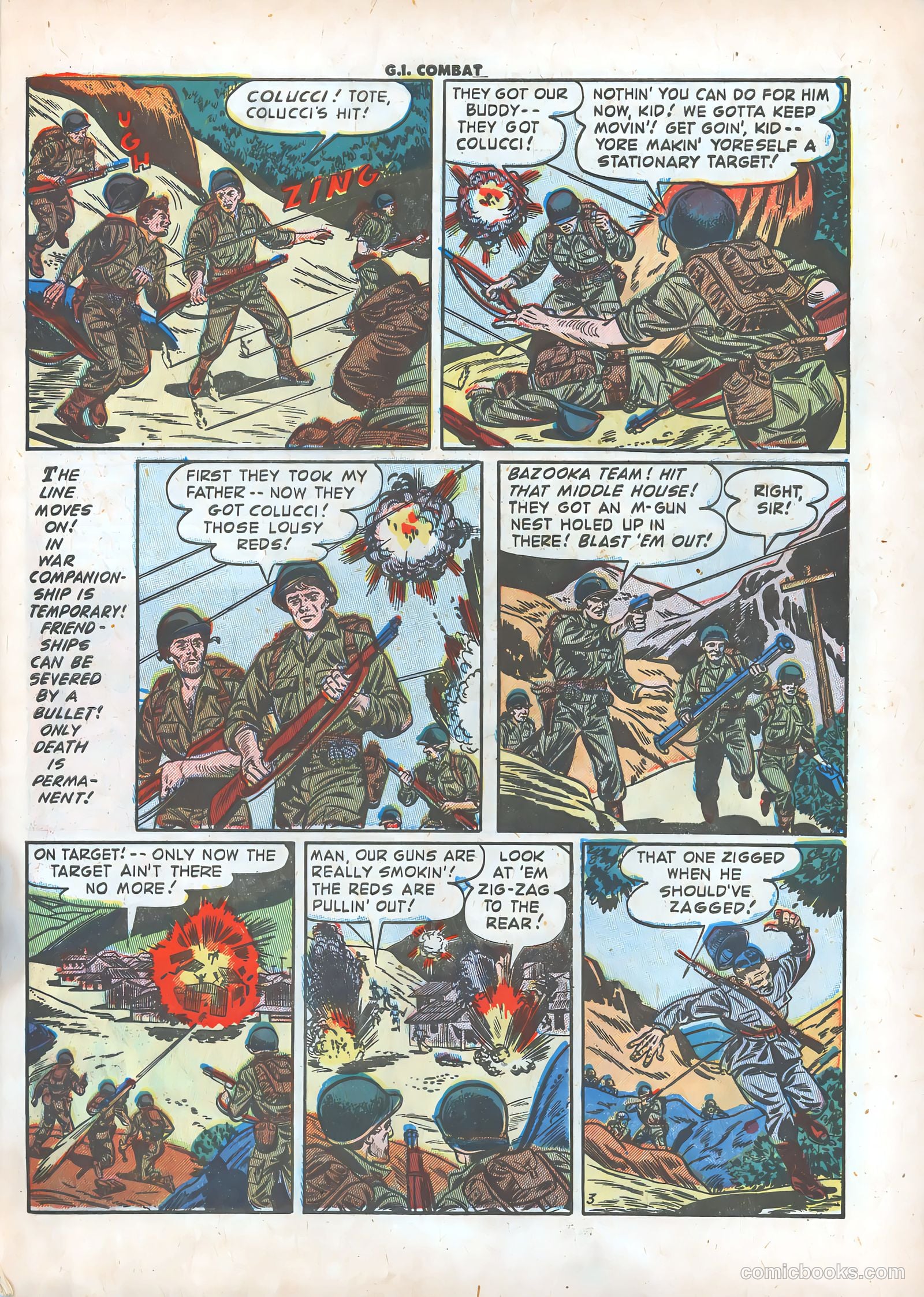 G.I. Combat #5 (1953) — page 5 of 36