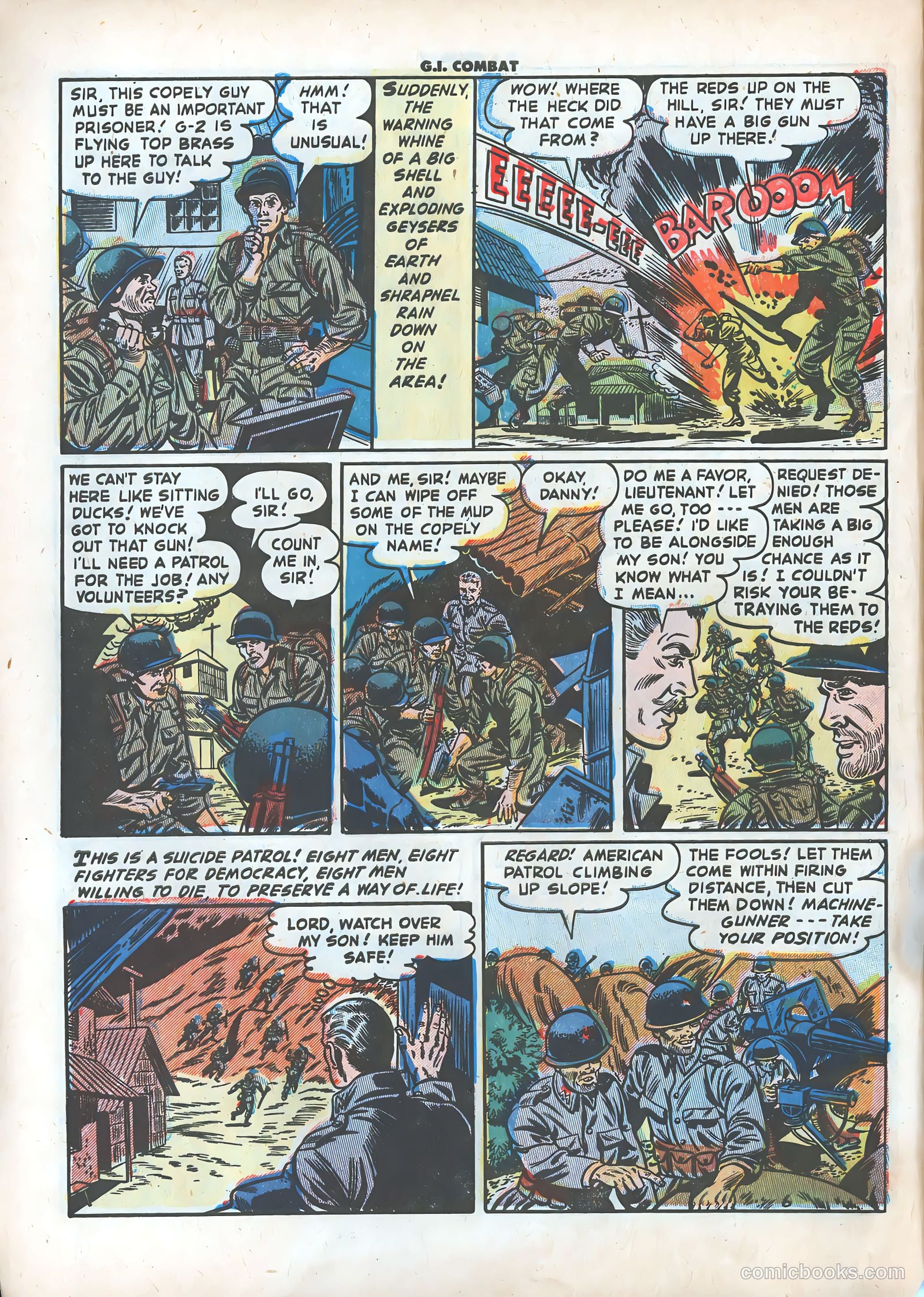 G.I. Combat #5 (1953) — page 8 of 36