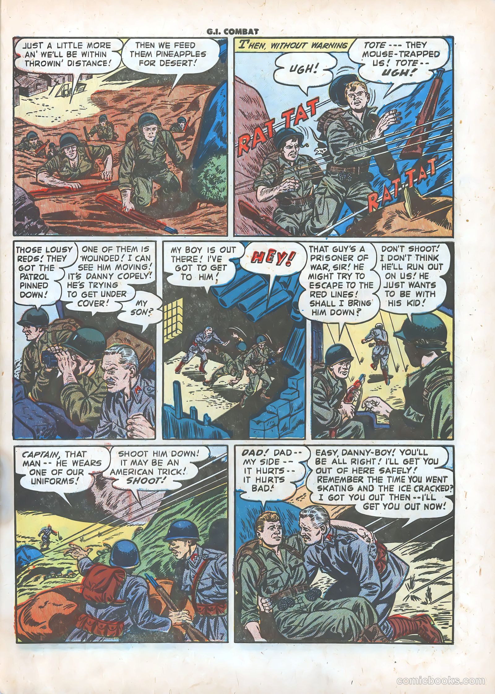 G.I. Combat #5 (1953) — page 9 of 36