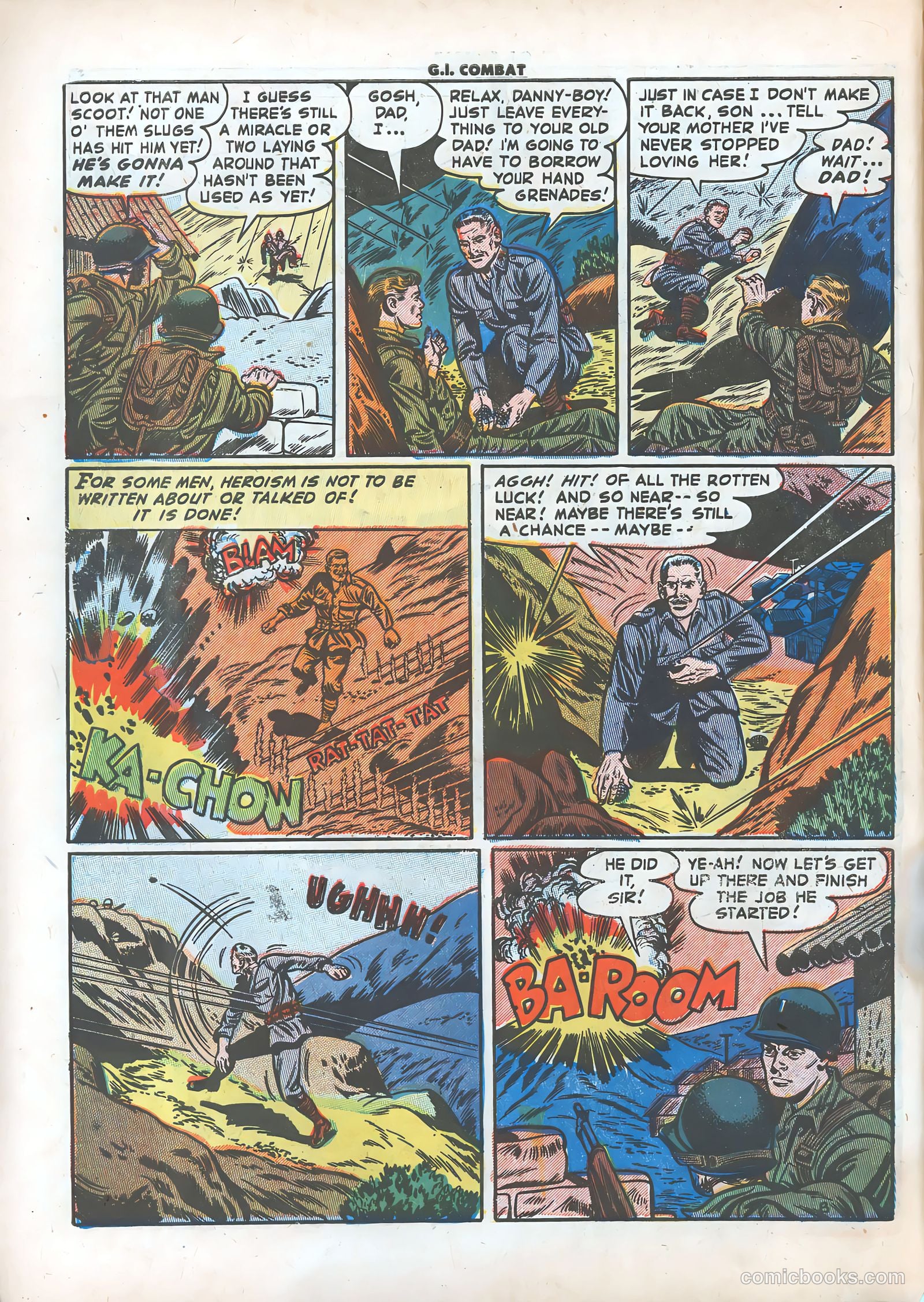 G.I. Combat #5 (1953) — page 10 of 36
