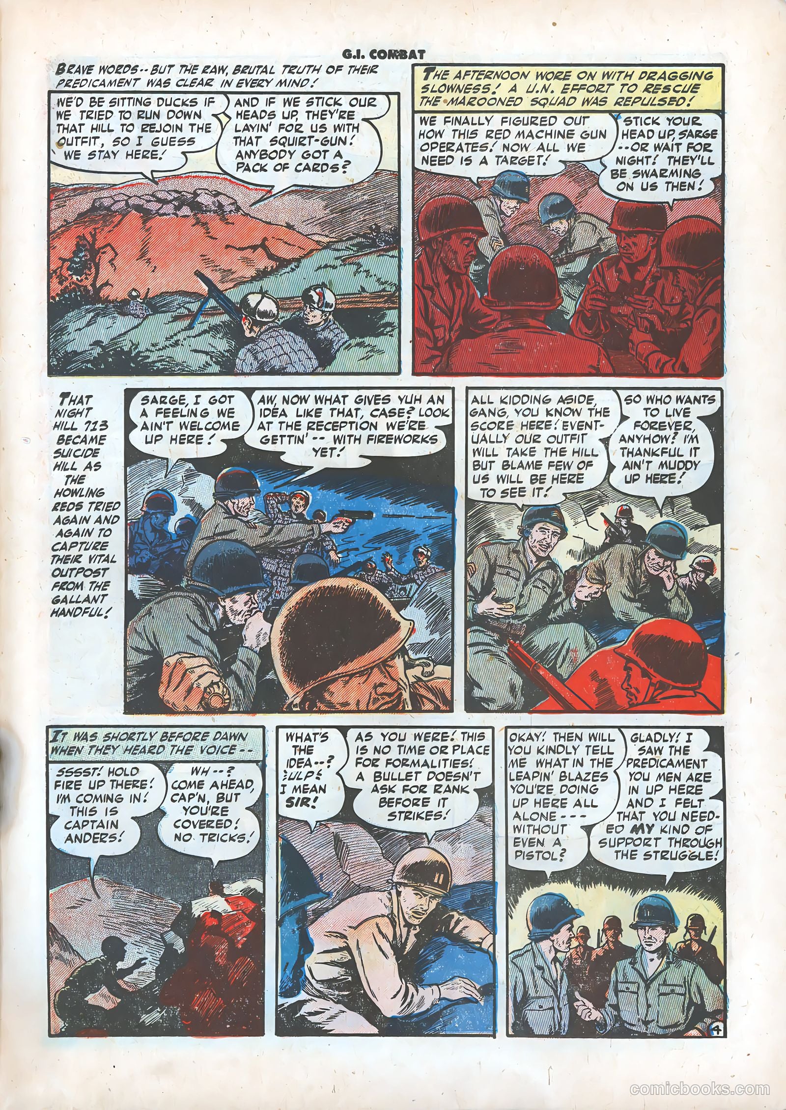 G.I. Combat #5 (1953) — page 21 of 36