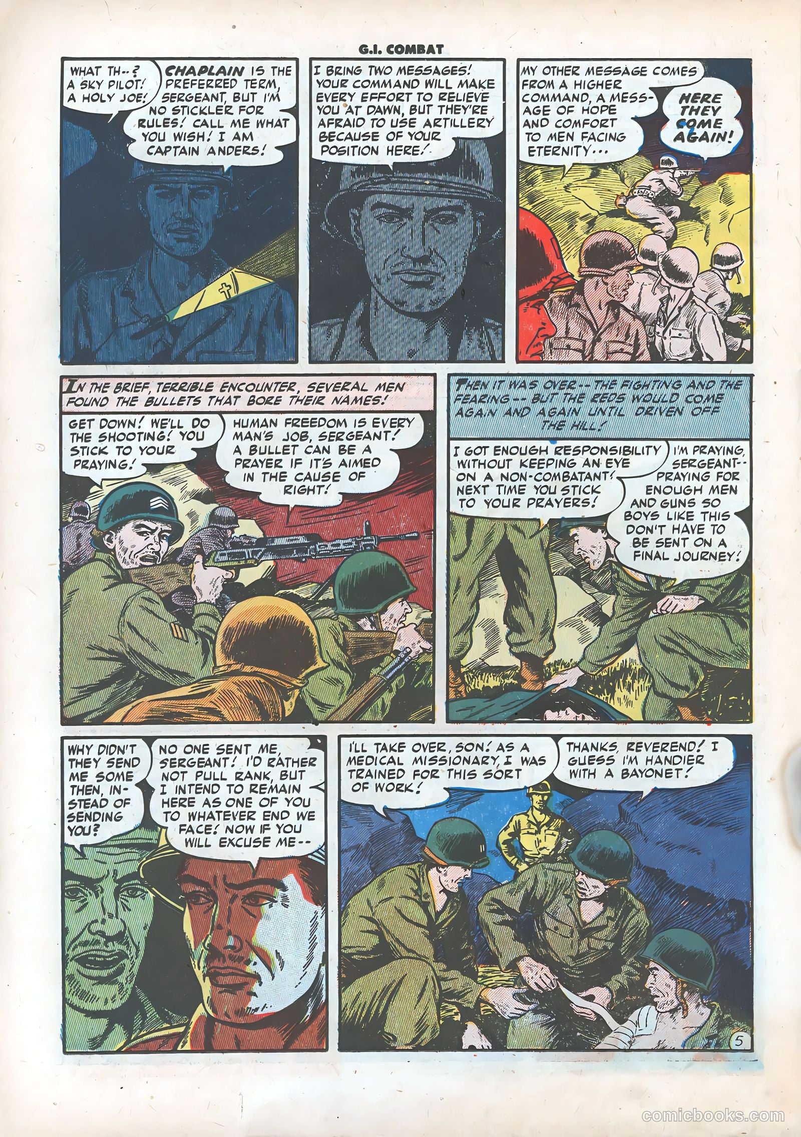 G.I. Combat #5 (1953) — page 22 of 36