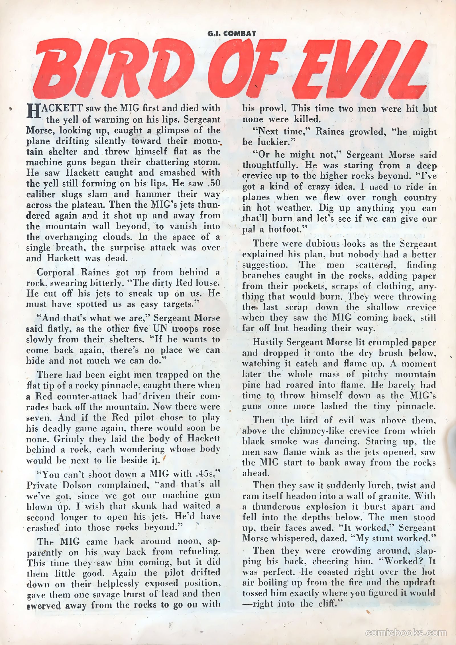G.I. Combat #5 (1953) — page 26 of 36