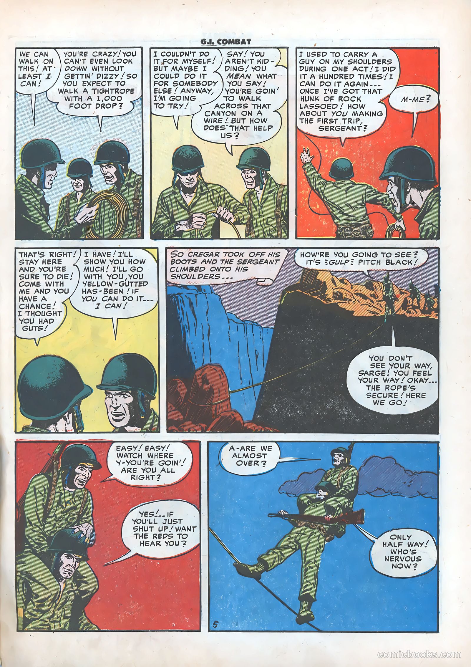G.I. Combat #5 (1953) — page 31 of 36