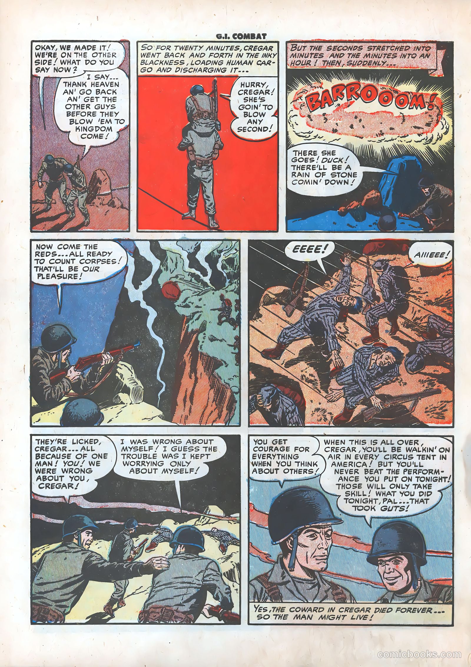 G.I. Combat #5 (1953) — page 32 of 36