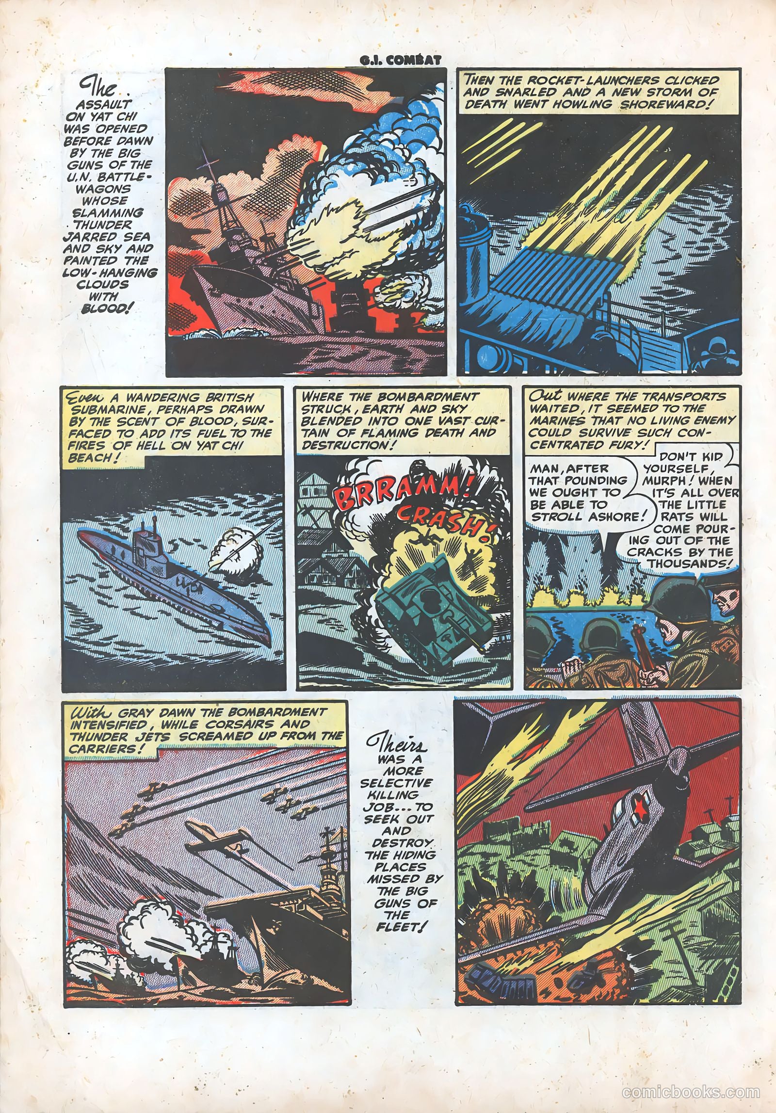 G.I. Combat #6 (1953) — page 4 of 36